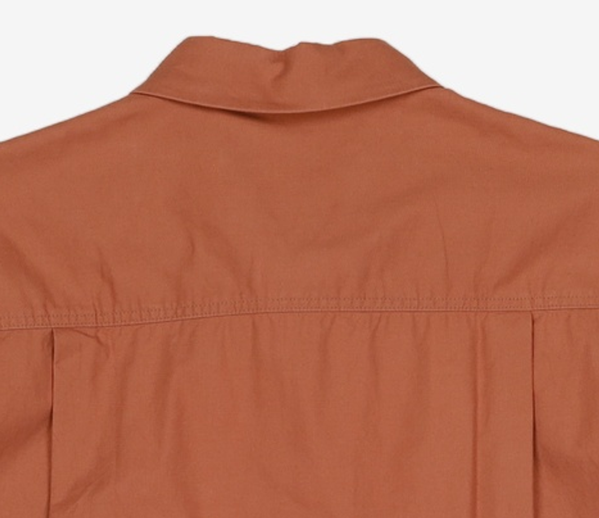 드퐁(DEFOND) SLIT SLEEVE OVERSIZE SHIRTS_RED BEAN ONE SIZE