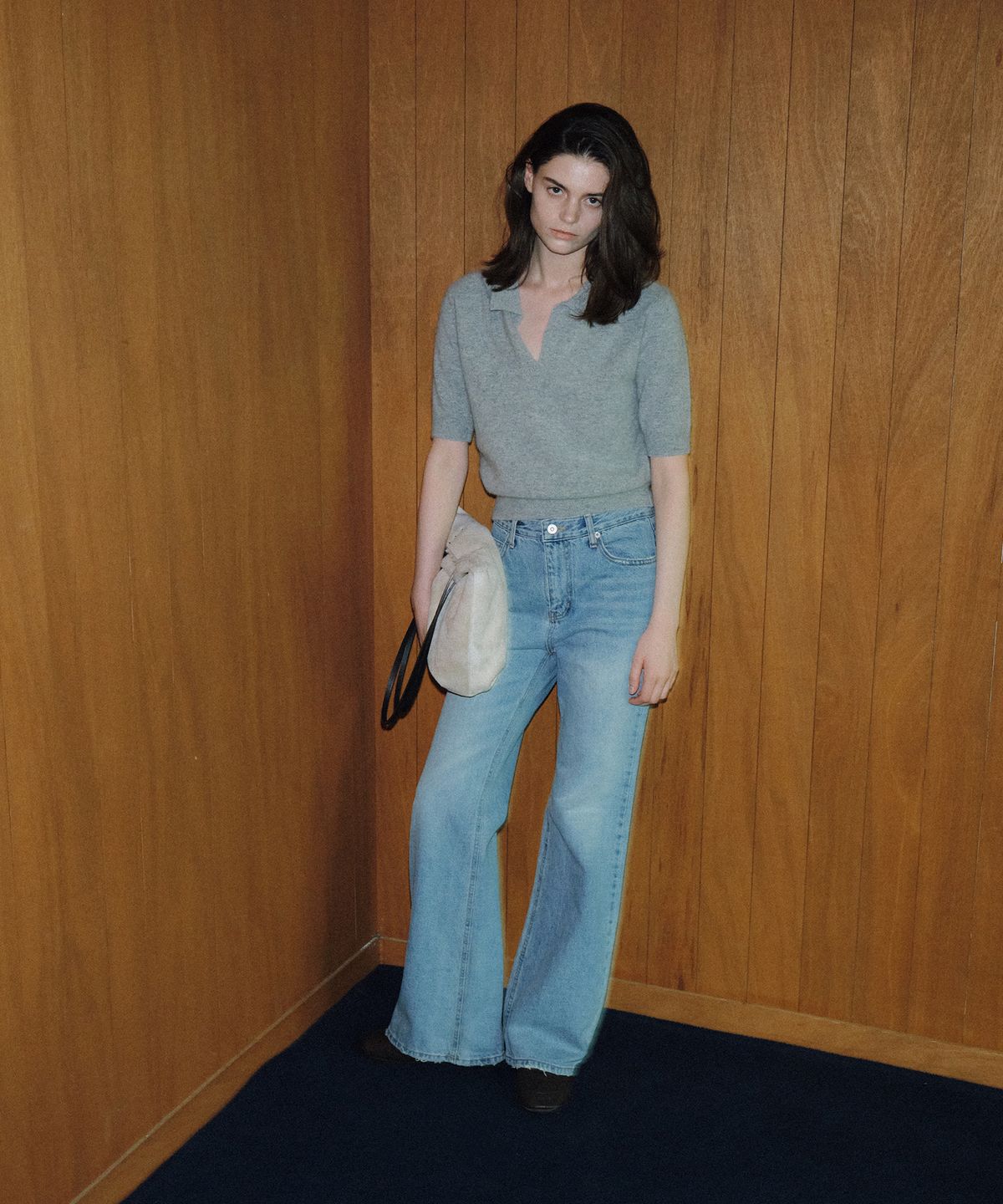 108파운드(108POUND) Dear Bootcut Pants_Light Blue