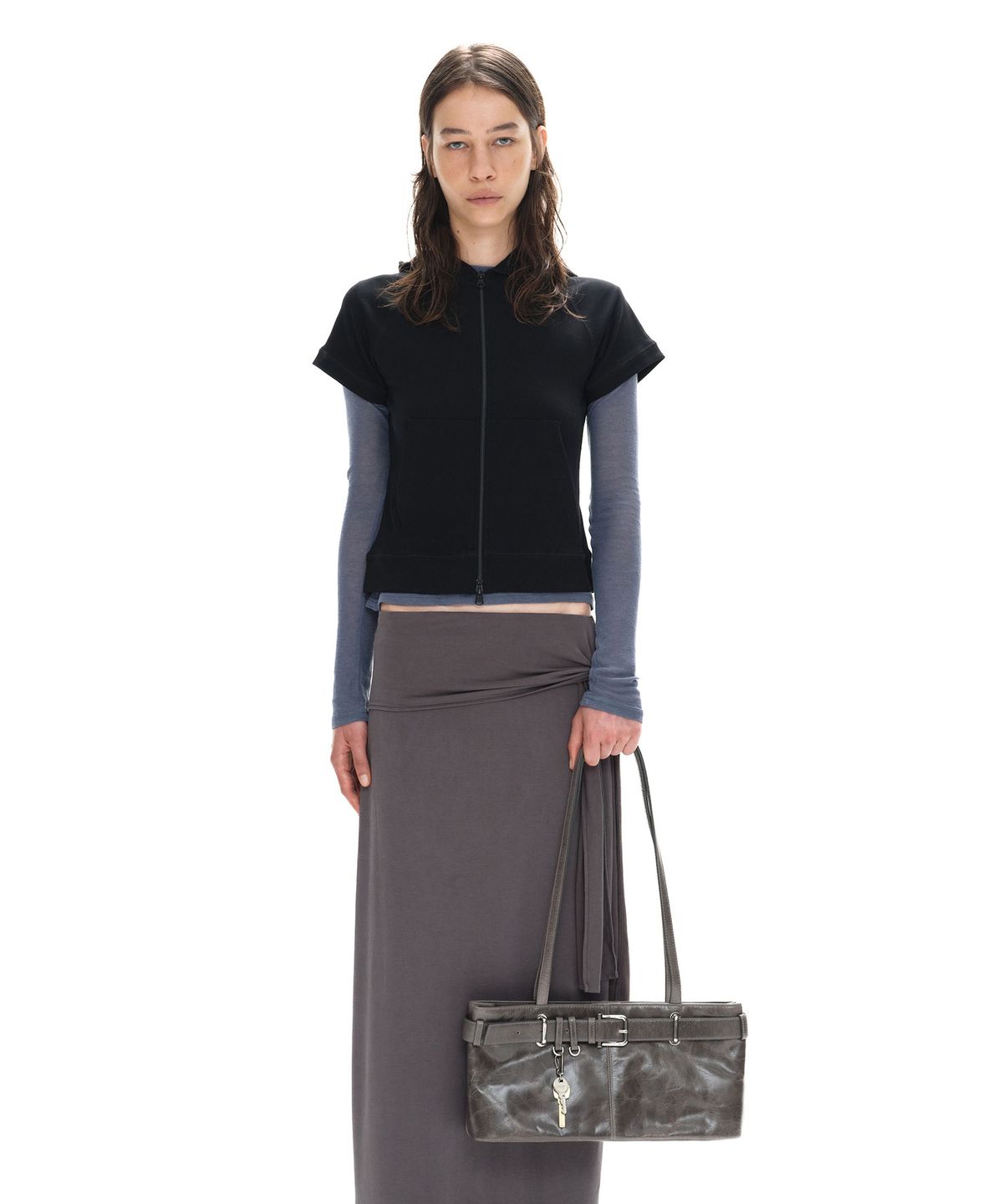 오소이(OSOI) SHOULDER BROCLE [AGED GREY]