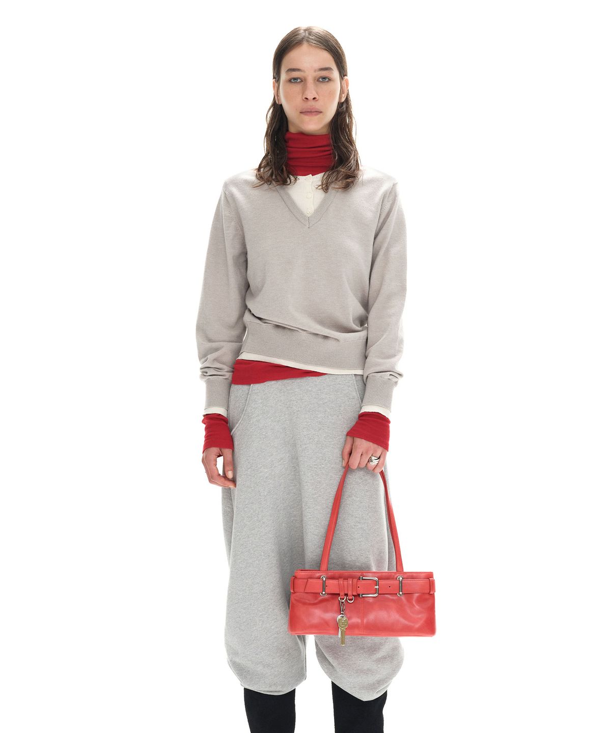 오소이(OSOI) SHOULDER BROCLE MINI [AGED RED]