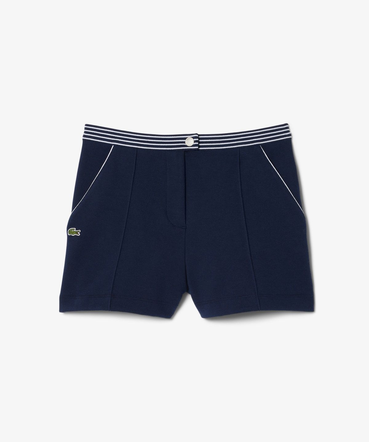 라코스테(LACOSTE) 여성 MIF 스트라이프 벨티드 쇼츠 GF9835-56G 525