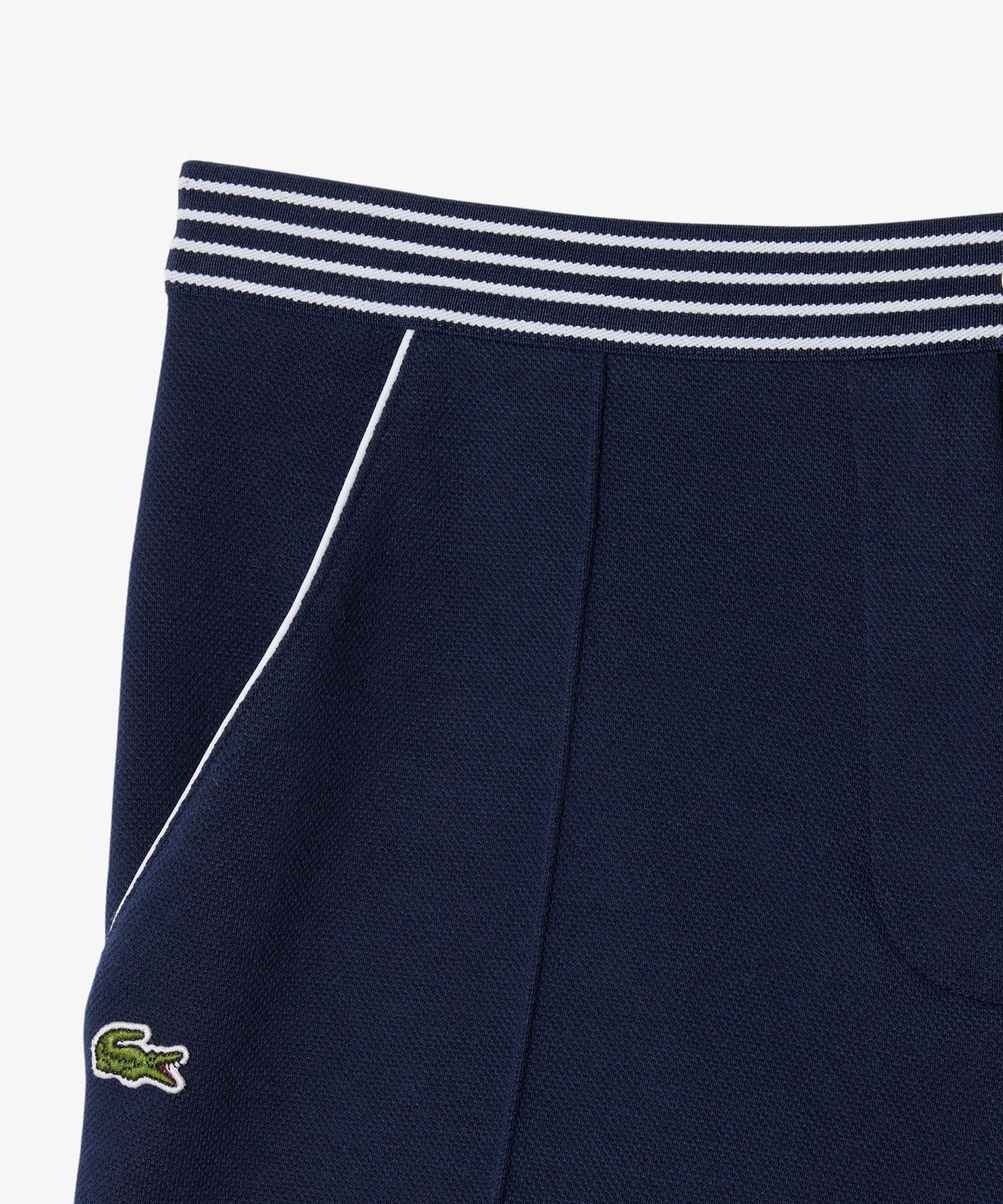 라코스테(LACOSTE) 여성 MIF 스트라이프 벨티드 쇼츠 GF9835-56G 525