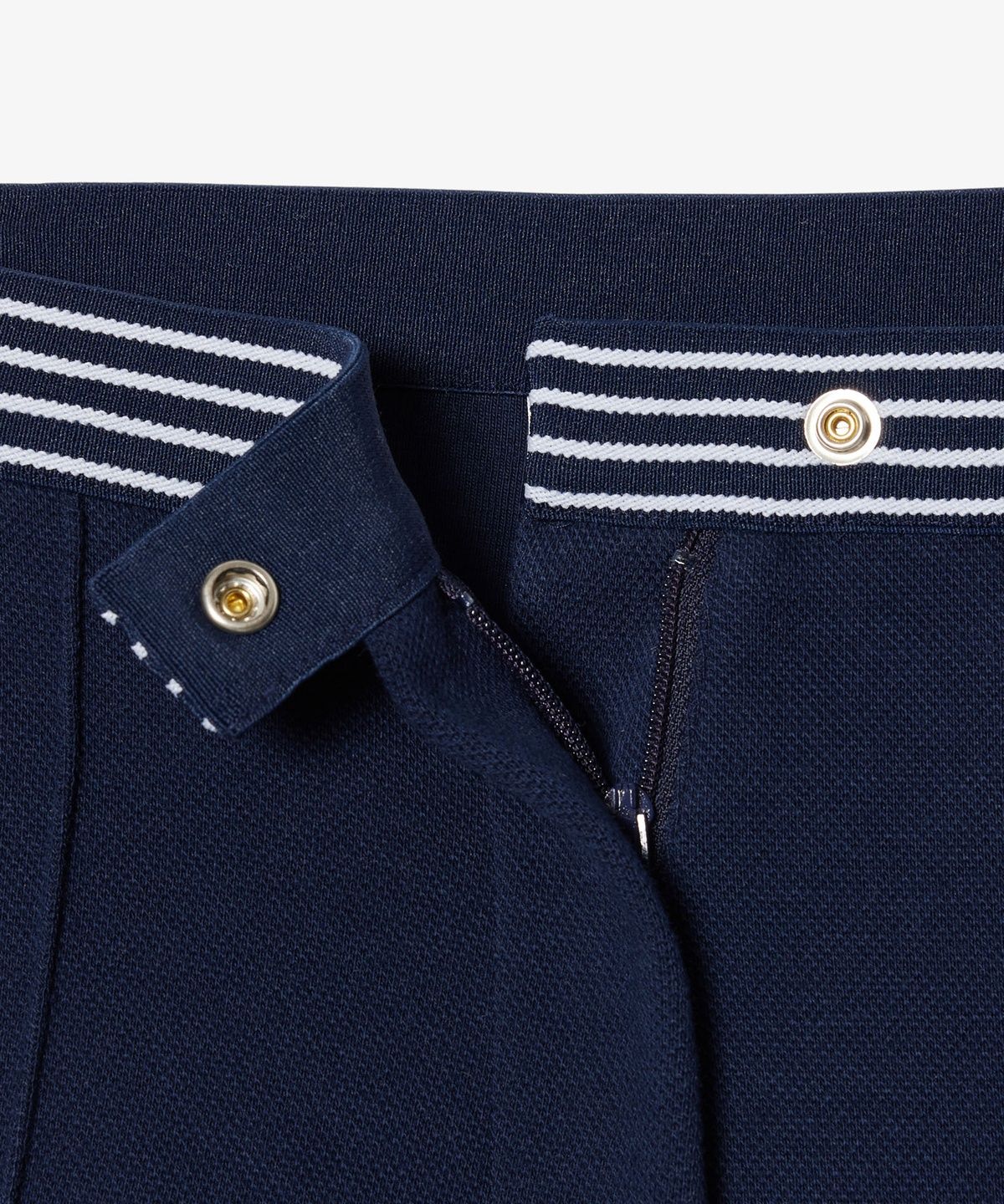 라코스테(LACOSTE) 여성 MIF 스트라이프 벨티드 쇼츠 GF9835-56G 525