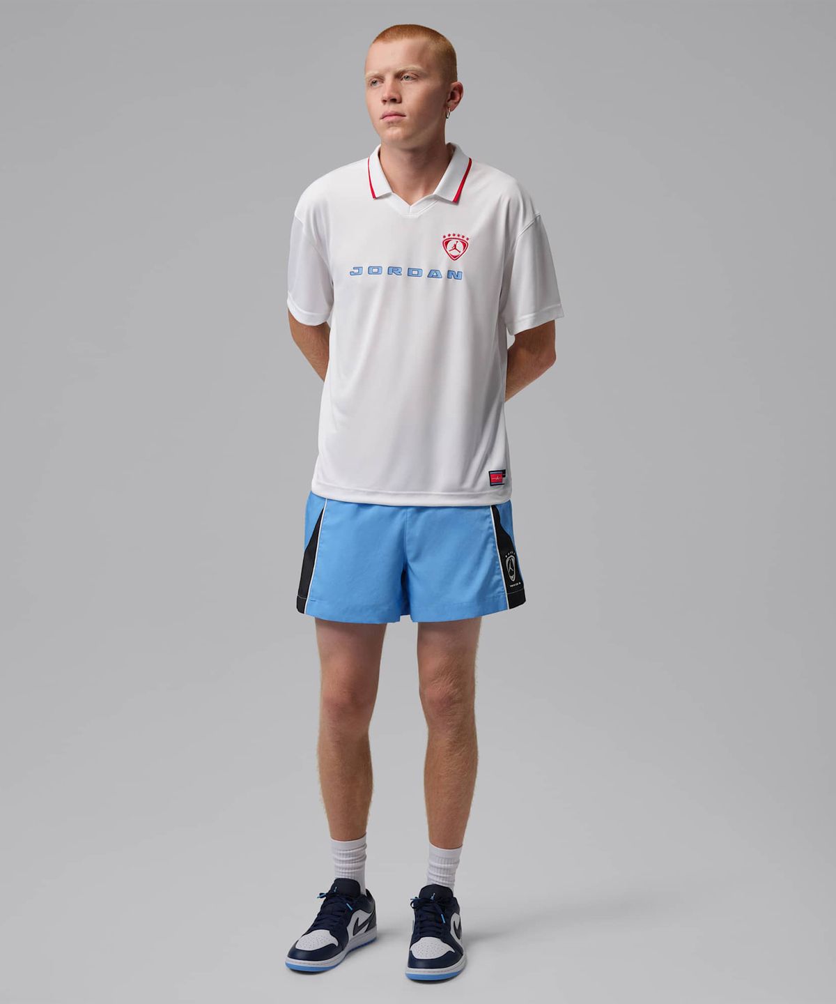 나이키(NIKE) 조던 브루클린 축구 탑 M - 화이트 / IM8998-100
