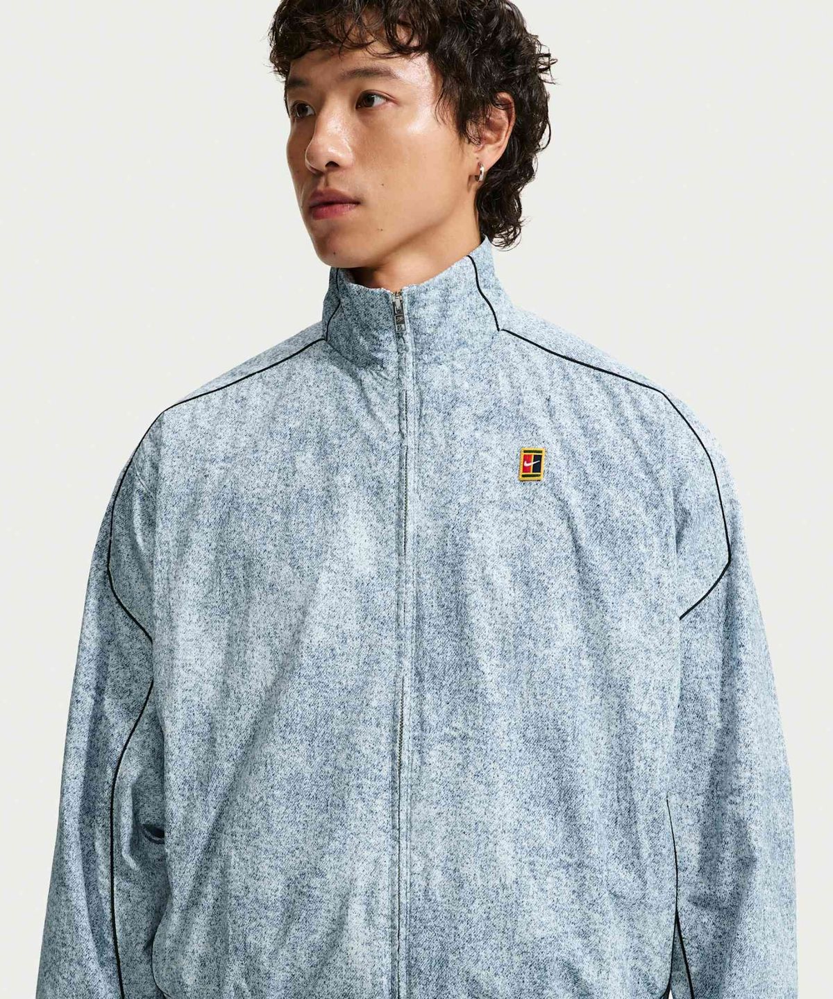 나이키(NIKE) 클럽 룰스 풀집 재킷 M - 화이트:블랙 / IQ8425-100
