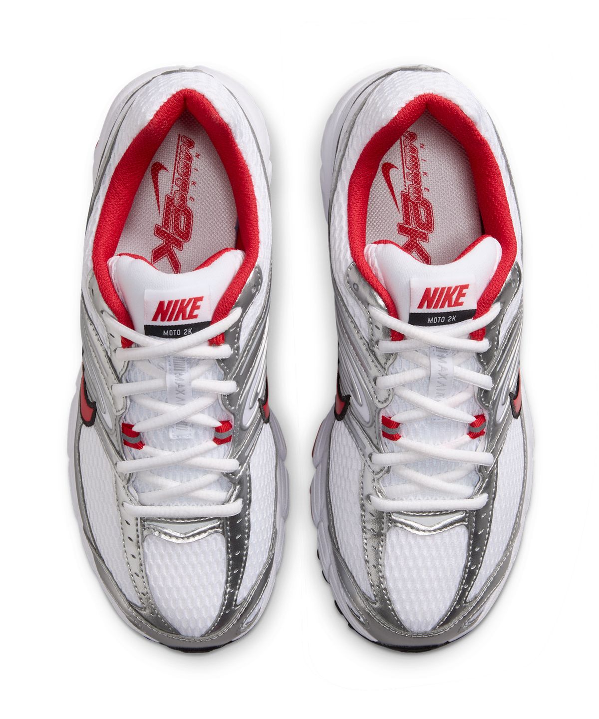 나이키(NIKE) 에어맥스 모토 2K W - 화이트:메탈릭 실버:블랙:유니버시티 레드 / HQ2056-112