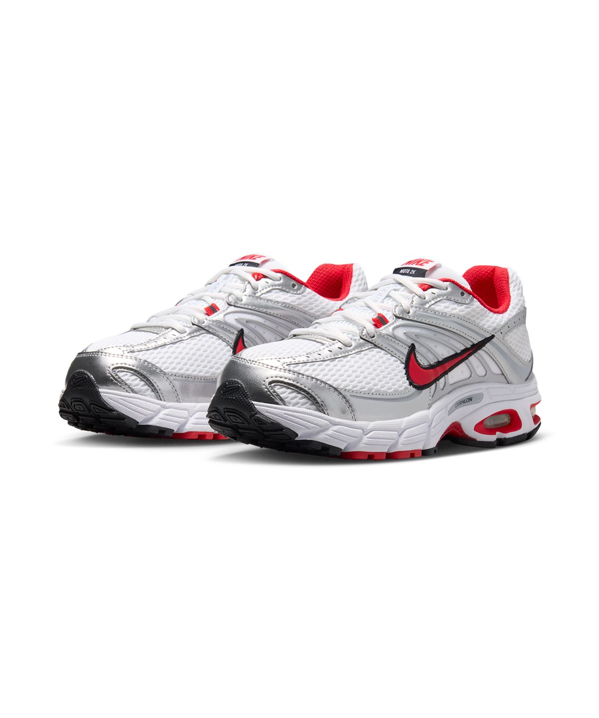나이키(NIKE) 에어맥스 모토 2K W - 화이트:메탈릭 실버:블랙:유니버시티 레드 / HQ2056-112