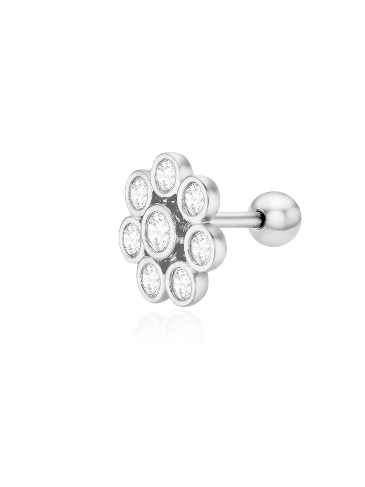 데누(DENU) Demure Flower Stud Piercing Earring