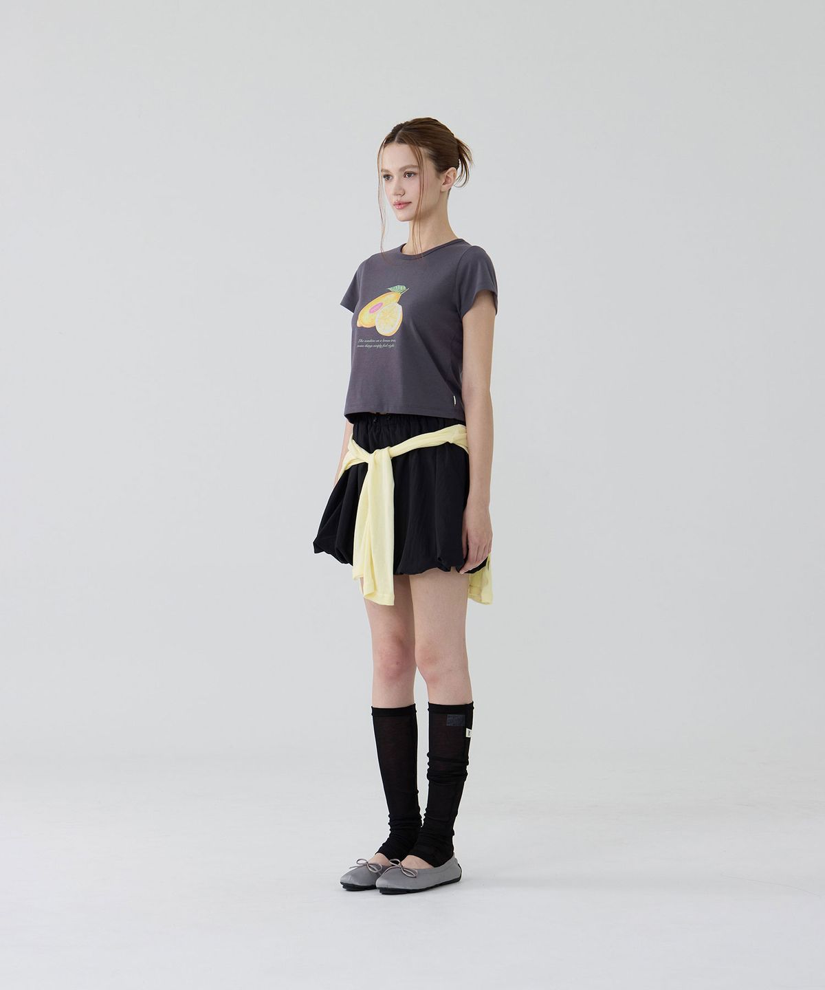 우네(OONE) Soft Sheer Open-Toe Warmer_Black