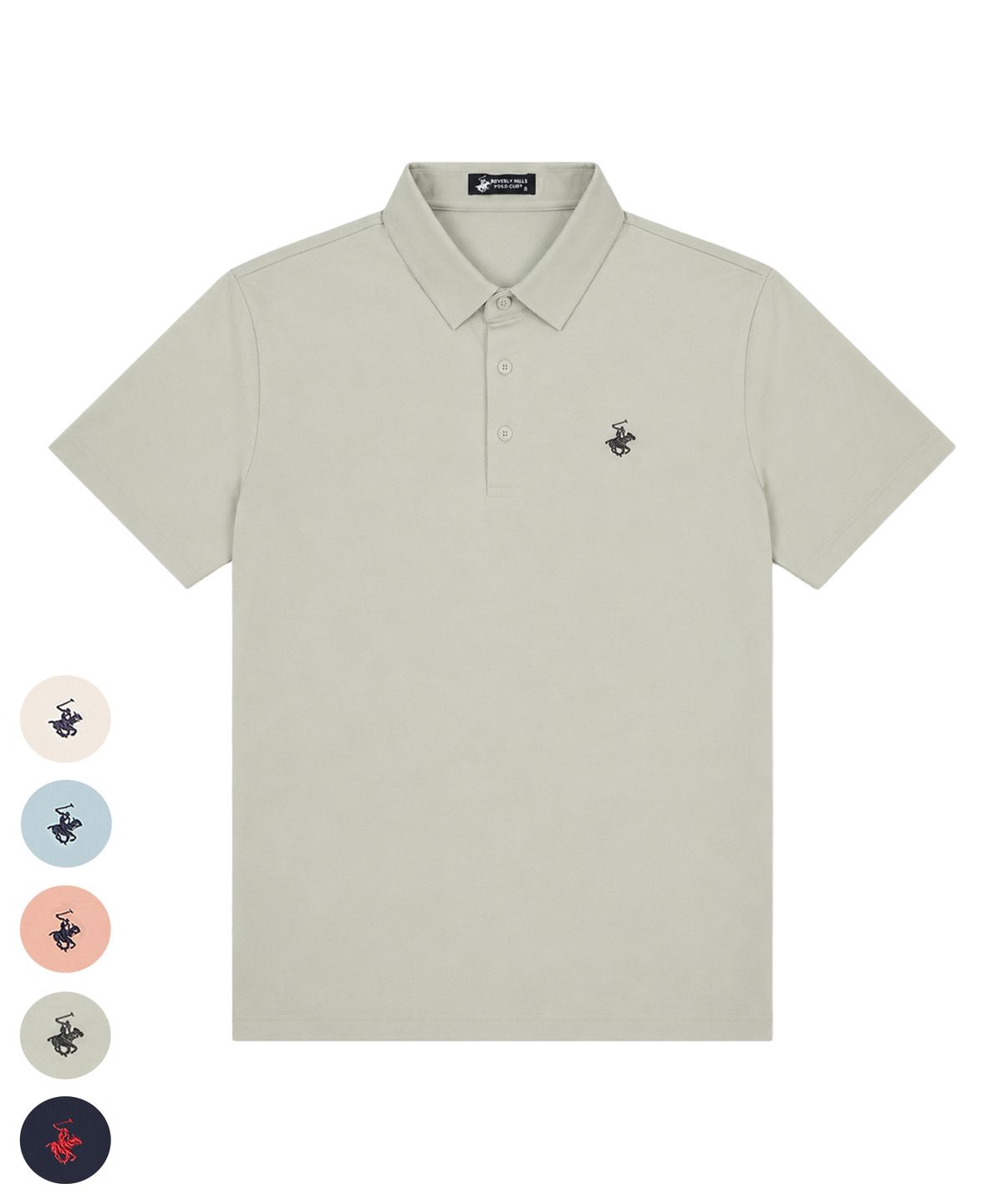 비버리힐스 폴로클럽(BHPOLOCLUB) [2PACK] 남성 냉감 미니멀 카라티 TS207+소로나 팬츠 SL563