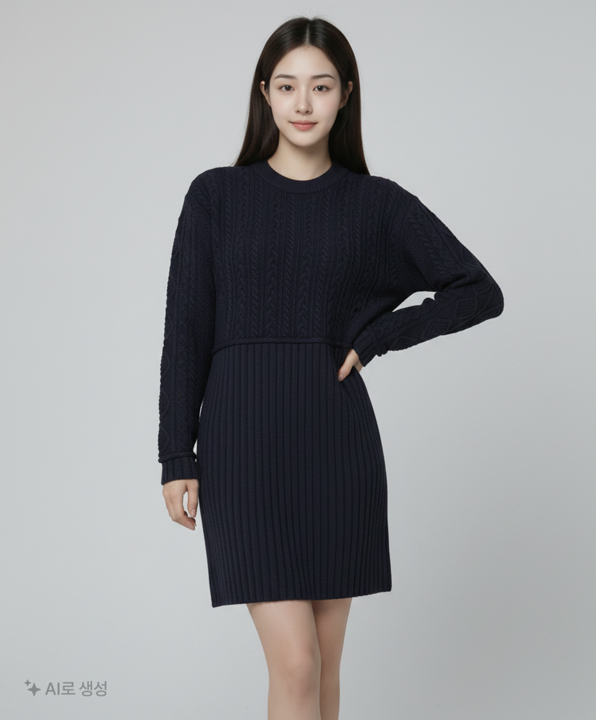 어몽(AMONG) 미디 원피스 S