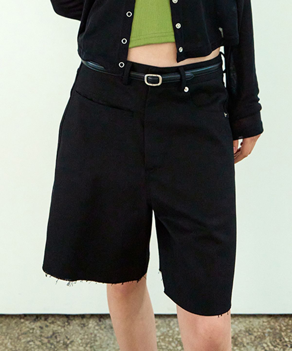 위메농(OUI MAIS NON) Frida cotton half pants