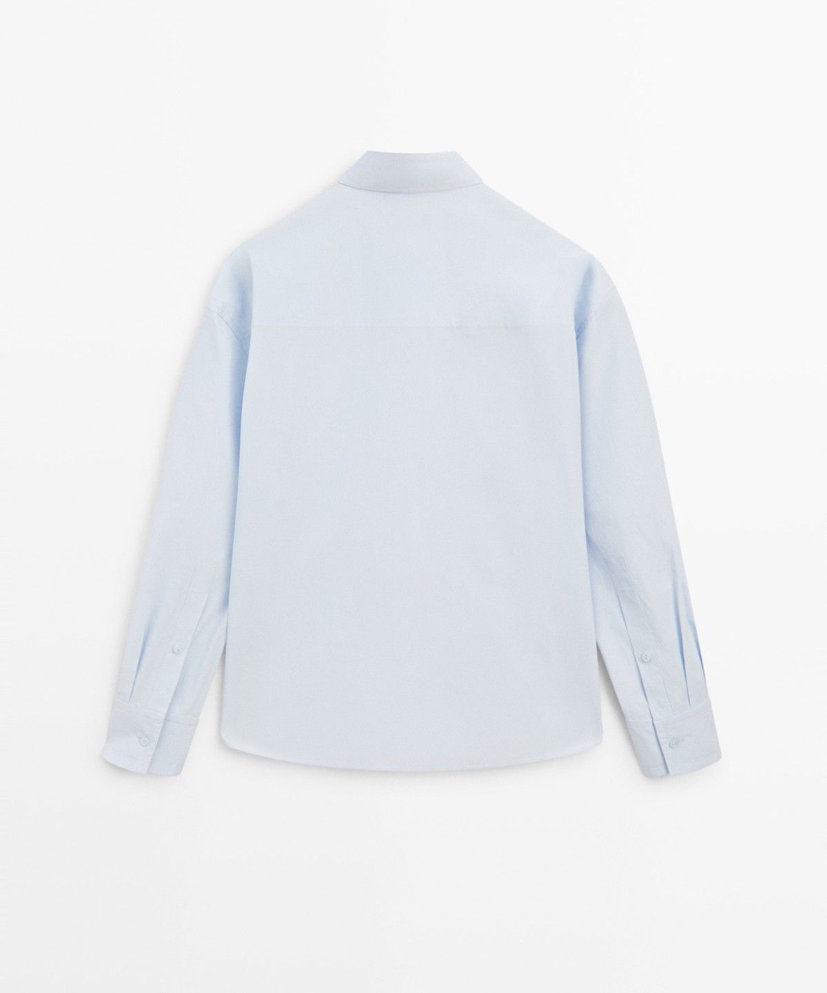 마시모두띠(MASSIMO DUTTI) 100% 코튼 셔츠 포켓 디테일