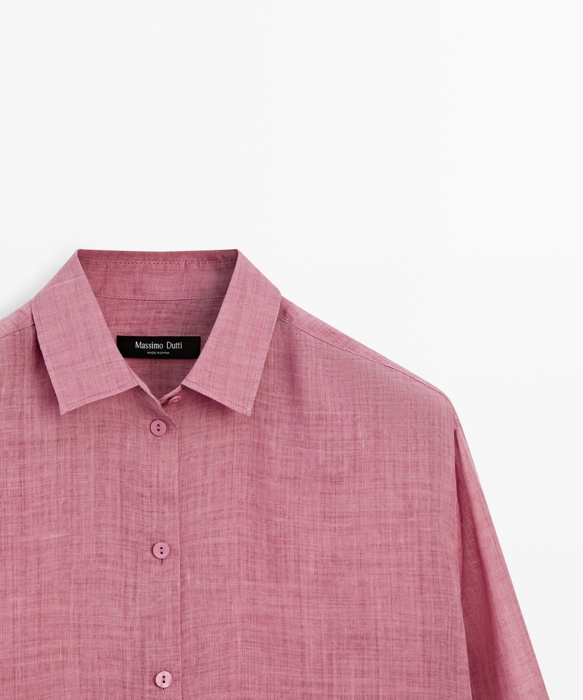 마시모두띠(MASSIMO DUTTI) 플루이드 라미 셔츠