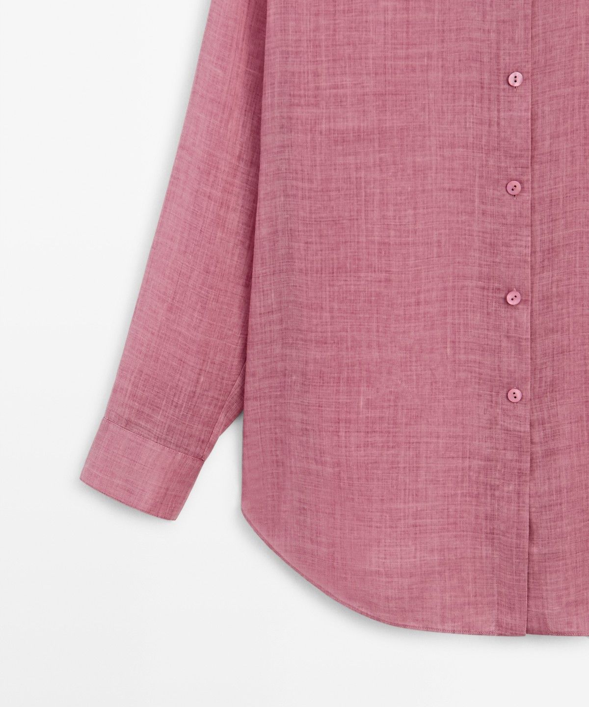 마시모두띠(MASSIMO DUTTI) 플루이드 라미 셔츠