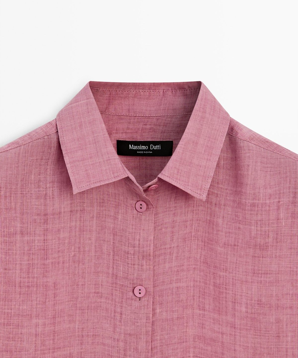 마시모두띠(MASSIMO DUTTI) 플루이드 라미 셔츠