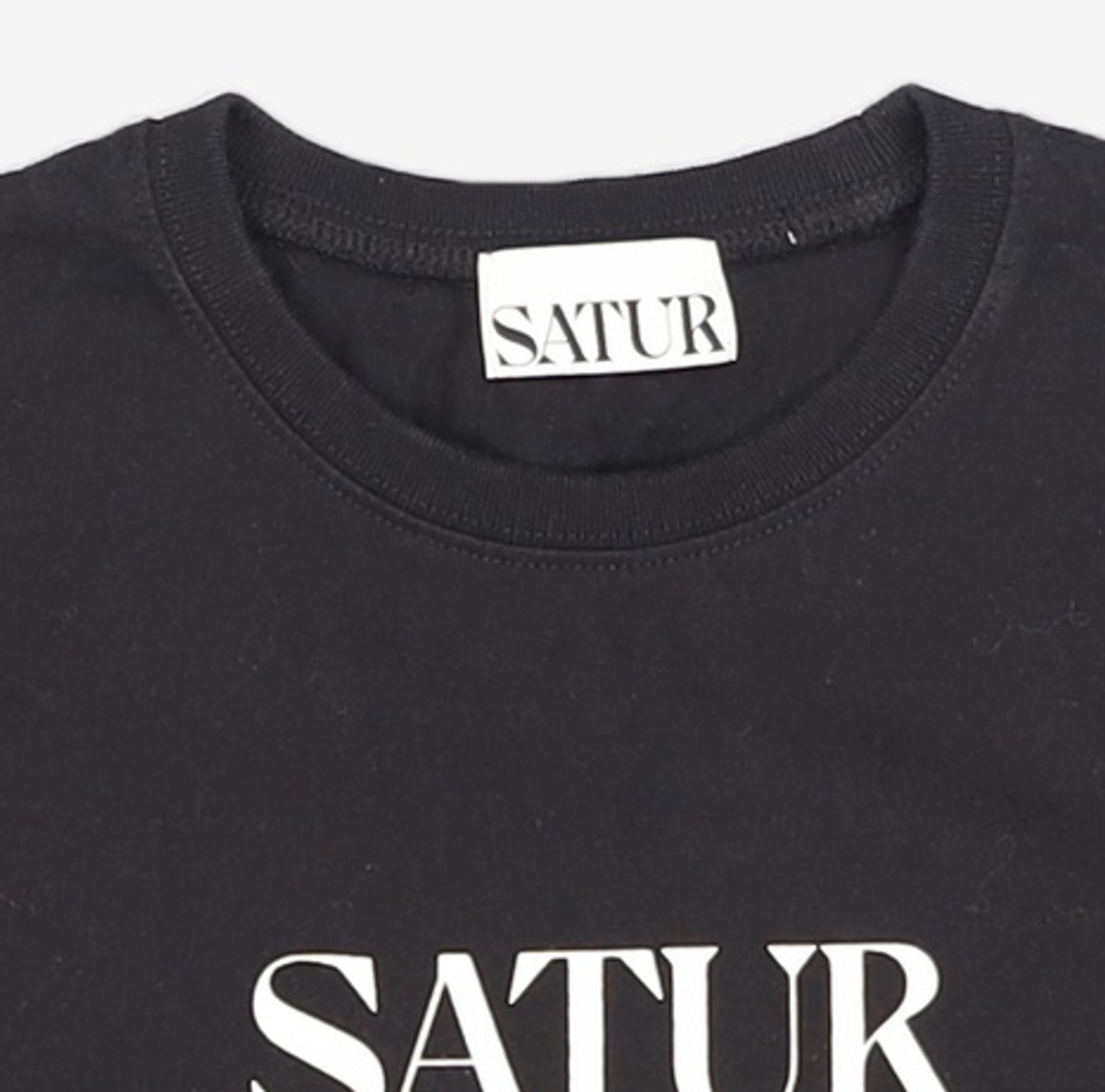 세터(SATUR) 클래식 로고 후드 + 클래식 로고 반팔 패키지