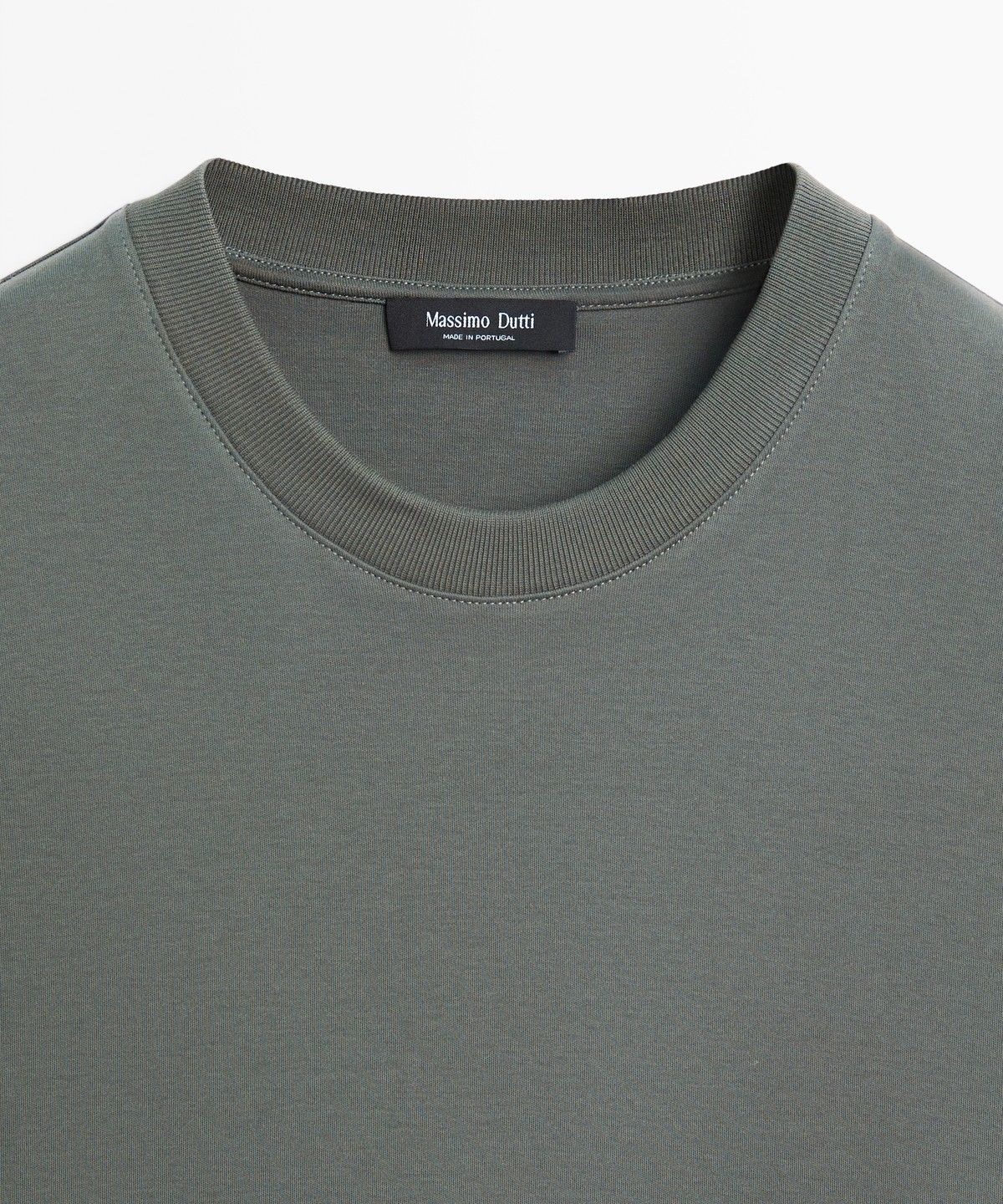 마시모두띠(MASSIMO DUTTI) 100% 코튼 반팔 티셔츠