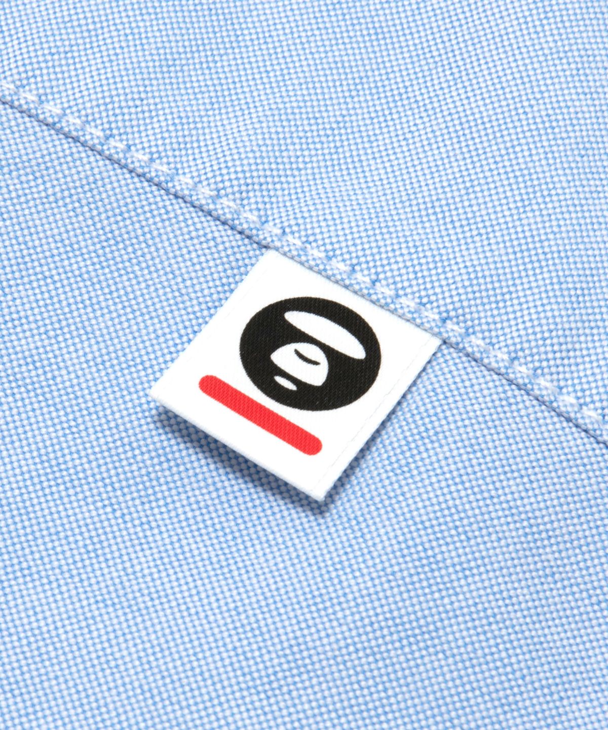 에이프(AAPE) AAPE NOW 문페이스 숏 슬리브 셔츠 스카이블루 / AAPSRM8559XXQBLX