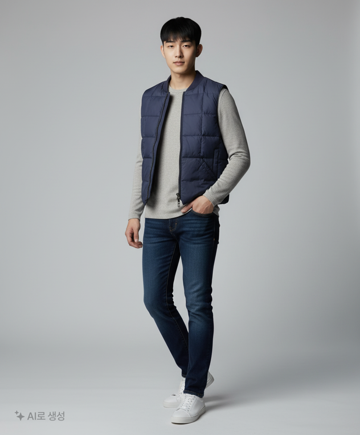스파오(SPAO) 패딩 베스트 L