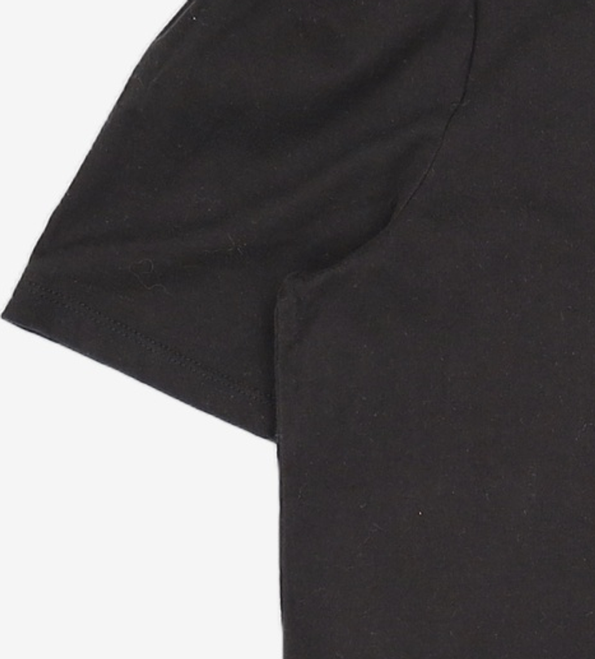 비뮤즈맨션(BEMUSE MANSION) Curved short sleeve tee - Black FREE