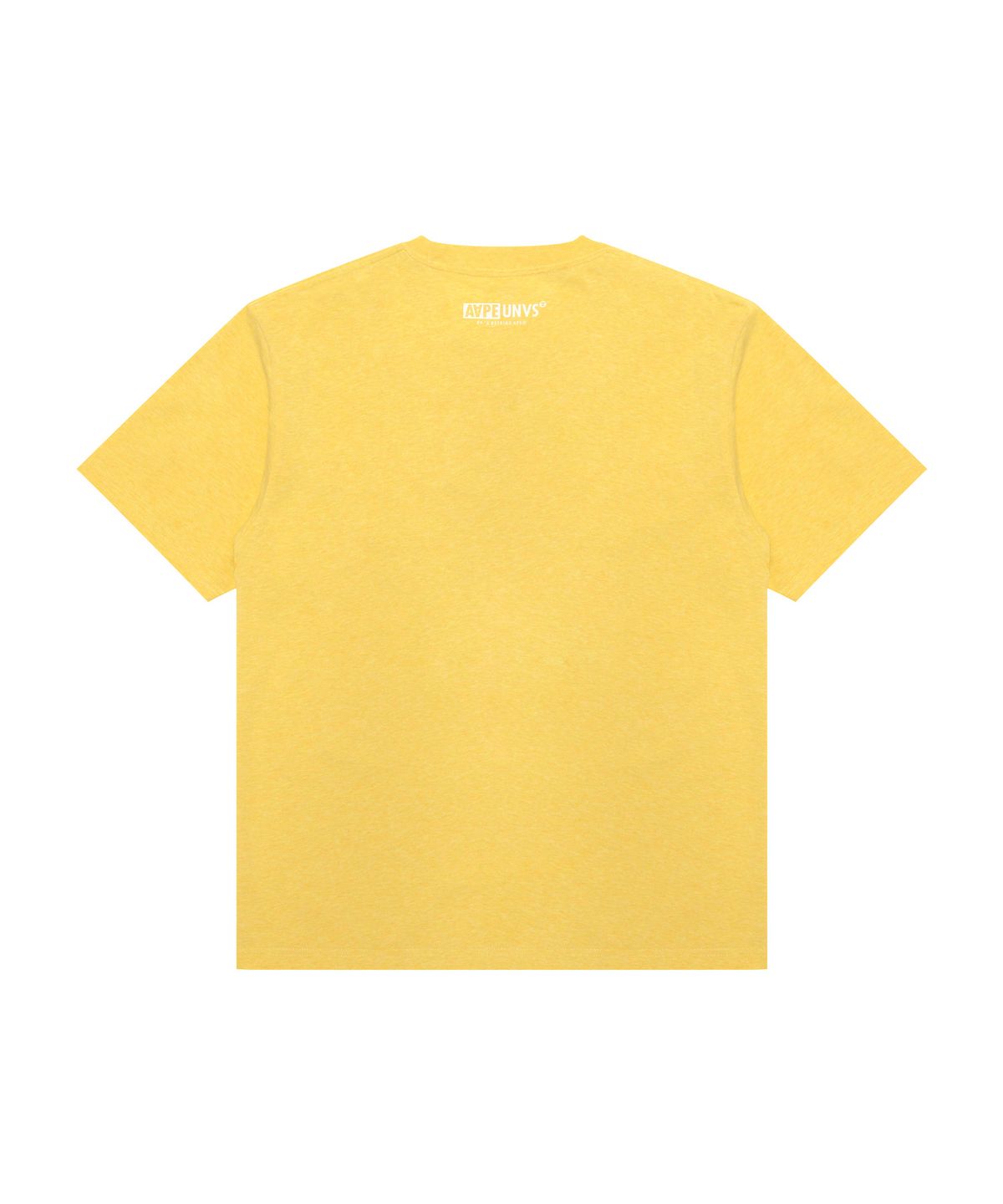 에이프(AAPE) AAPEUNVS 문페이스 로고 티셔츠 옐로우 / AAPTEM1640XAQYE2