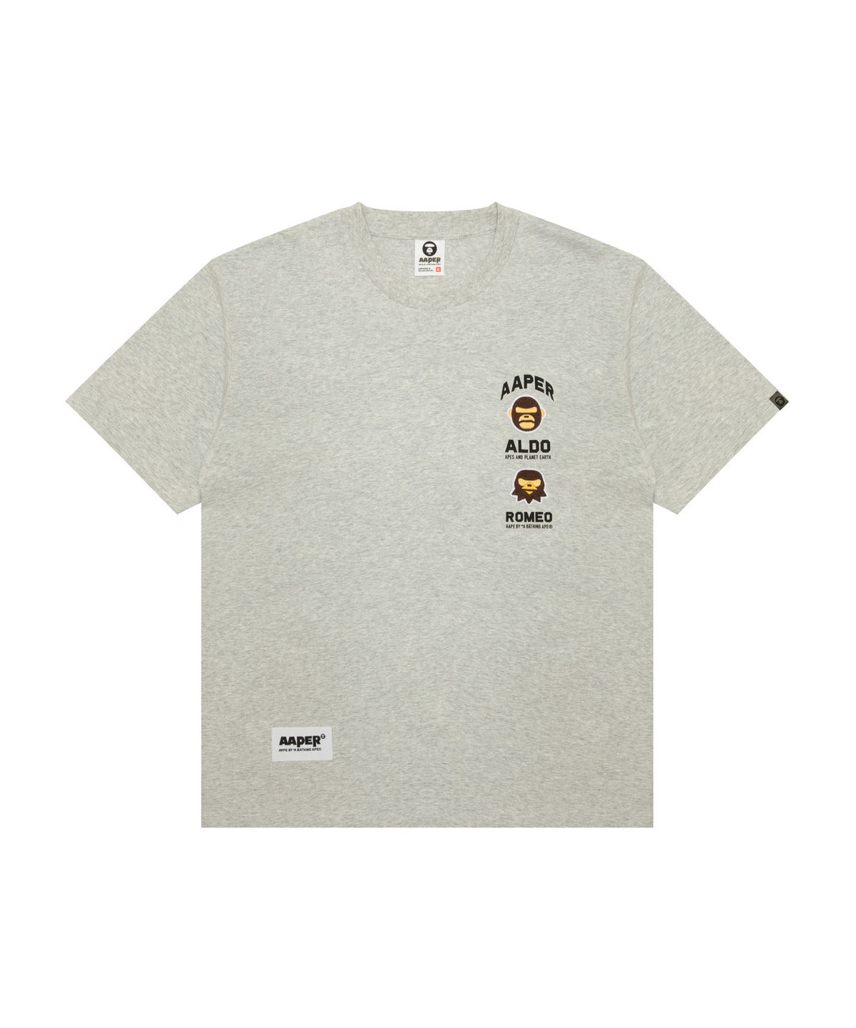 에이프(AAPE) AAPER 그래픽 티셔츠 그레이 / AAPTEM1831XAQWH2