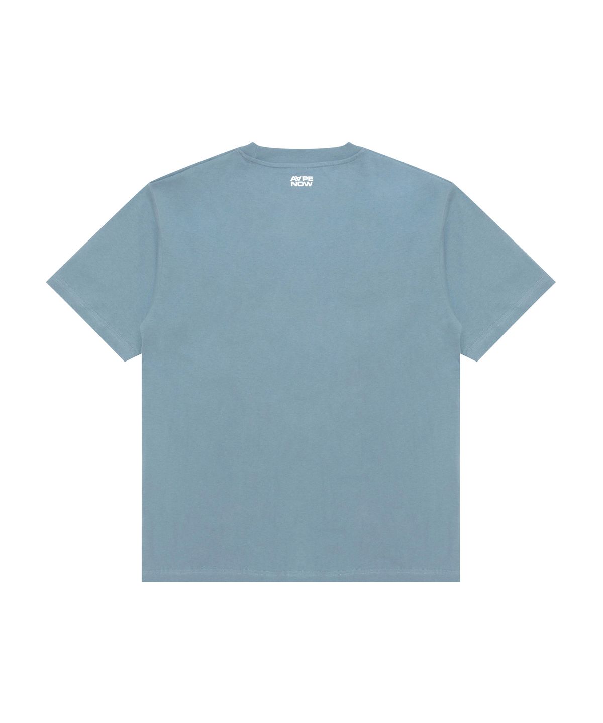 에이프(AAPE) AAPENOW 문페이스 티셔츠 블루 / AAPTEM1808XXQBLE