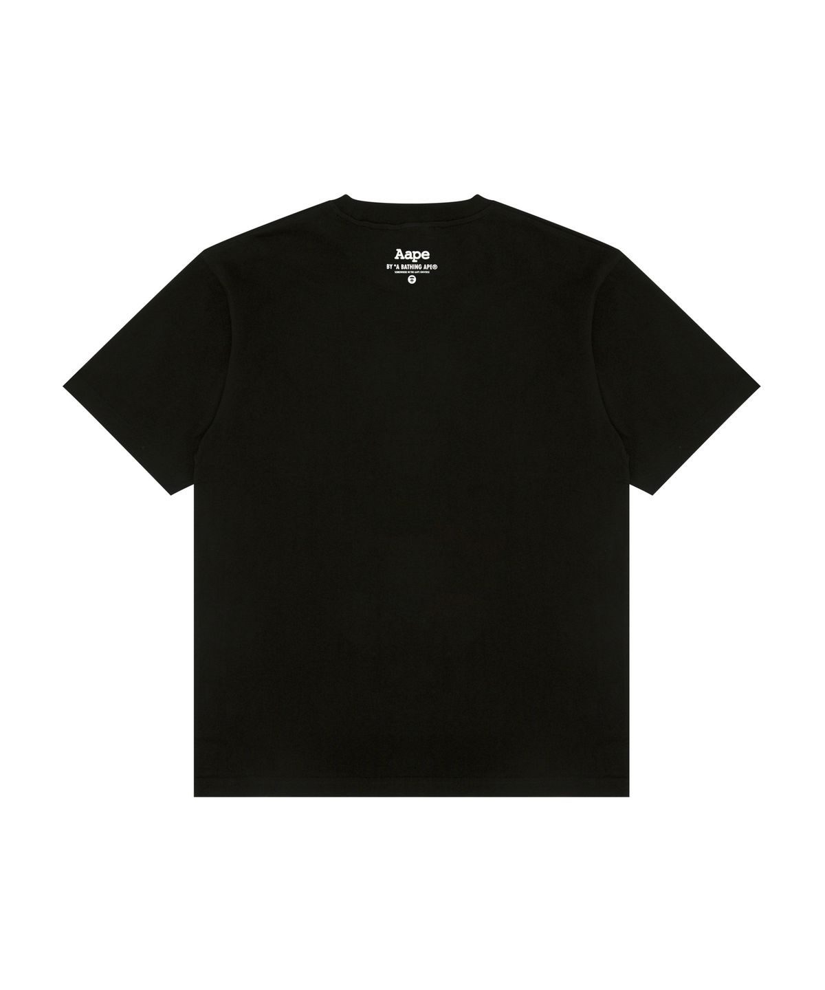 에이프(AAPE) AAPENOW 문페이스 티셔츠 블랙 / AAPTEM1837XXQBKX