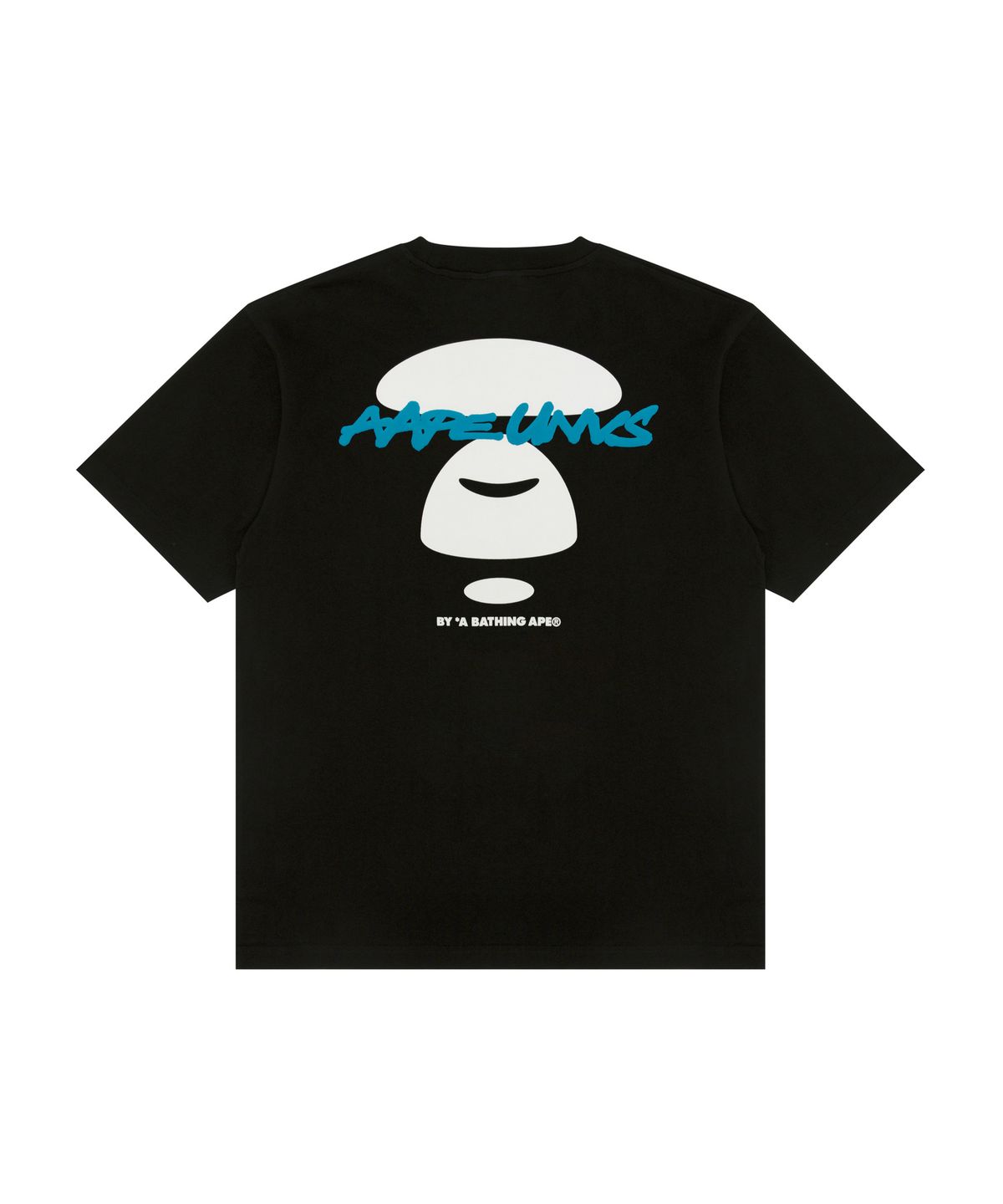 에이프(AAPE) AAPEUNVS 그래픽 티셔츠 블랙 / AAPTEM1843XXQBKX