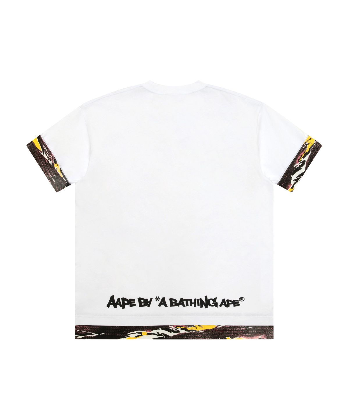 에이프(AAPE) 문페이스 티셔츠 화이트 / AAPTEM1877XXQWHX