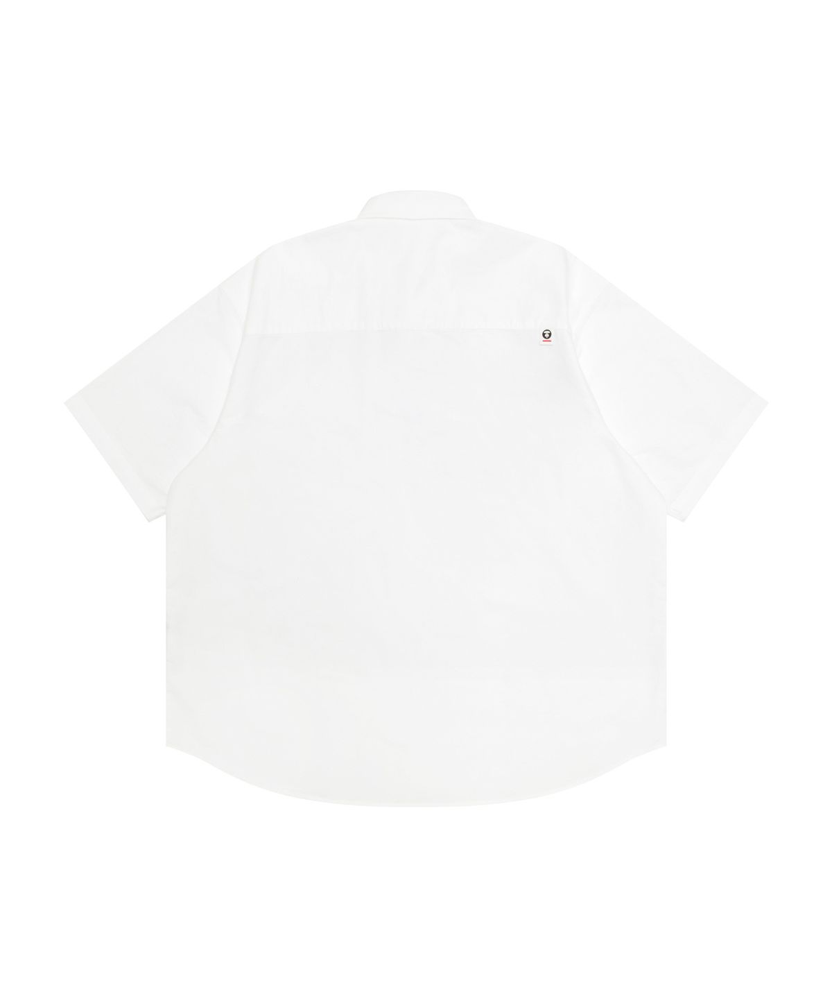 에이프(AAPE) AAPE NOW 문페이스 숏 슬리브 셔츠 화이트 / AAPSRM8559XXQWHX