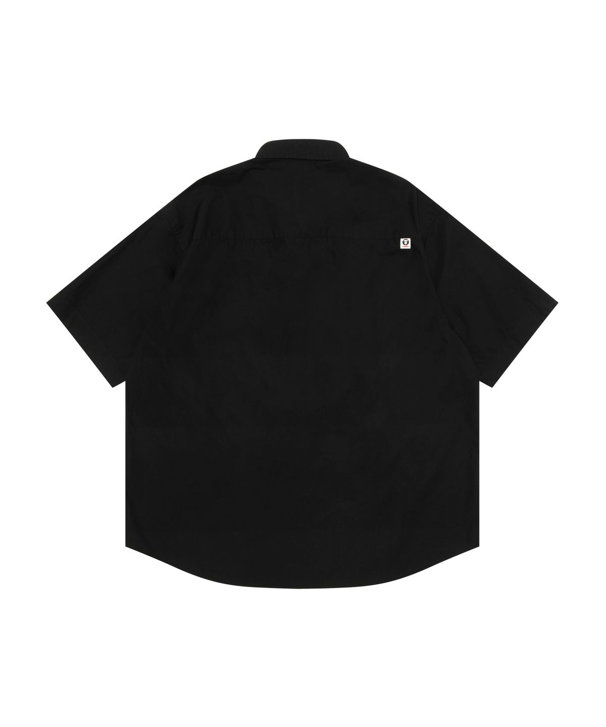 에이프(AAPE) AAPE NOW 문페이스 숏 슬리브 셔츠 블랙 / AAPSRM8561XXQBKX