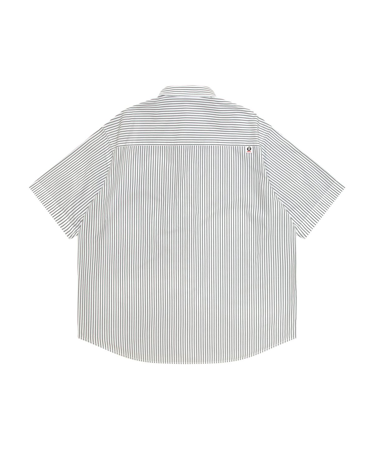 에이프(AAPE) AAPE NOW 문페이스 숏 슬리브 셔츠 화이트 / AAPSRM8561XAQWHB