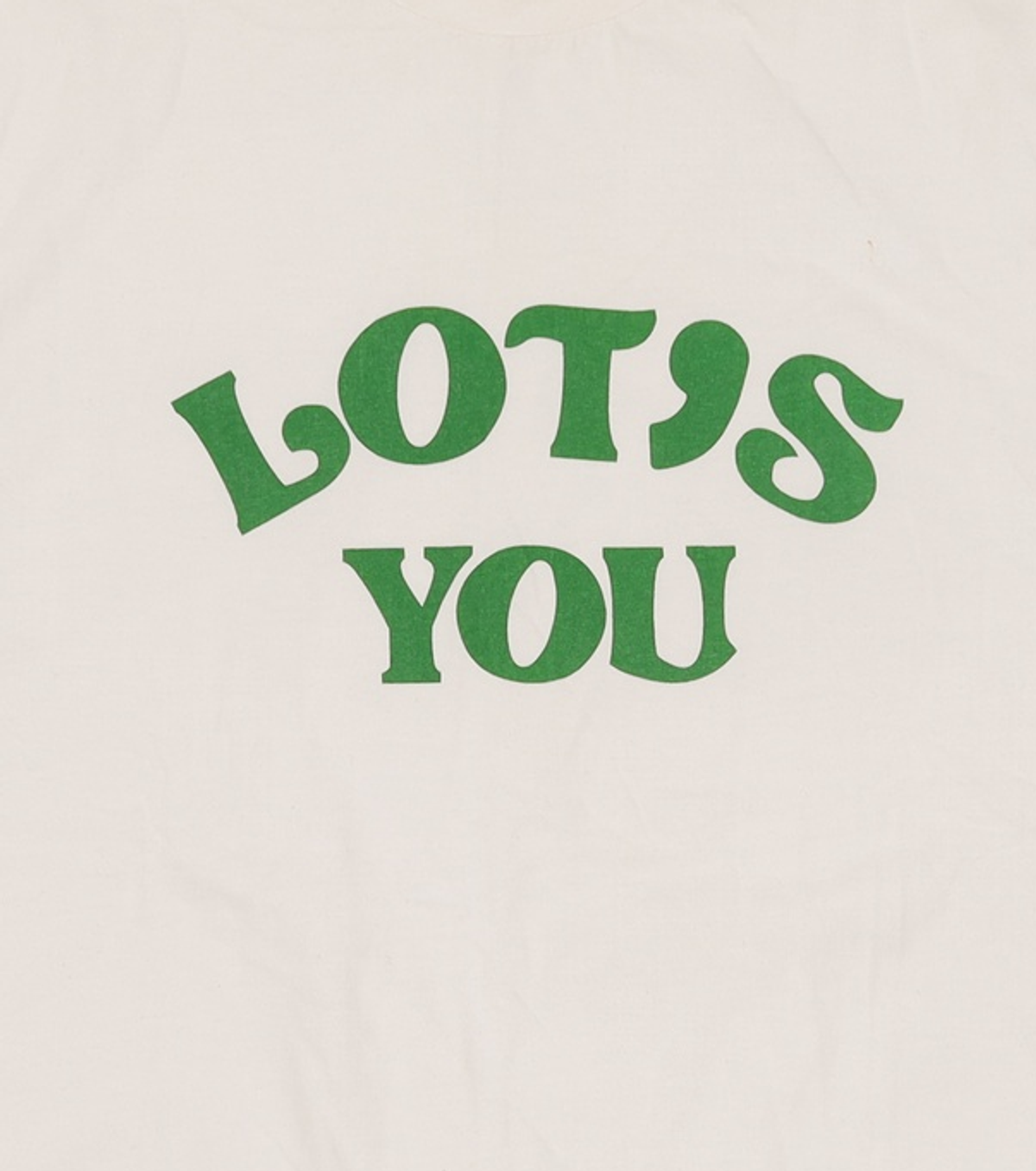 라츠(LOTS) 라츠유 그래픽 티셔츠 트루 화이트 L
