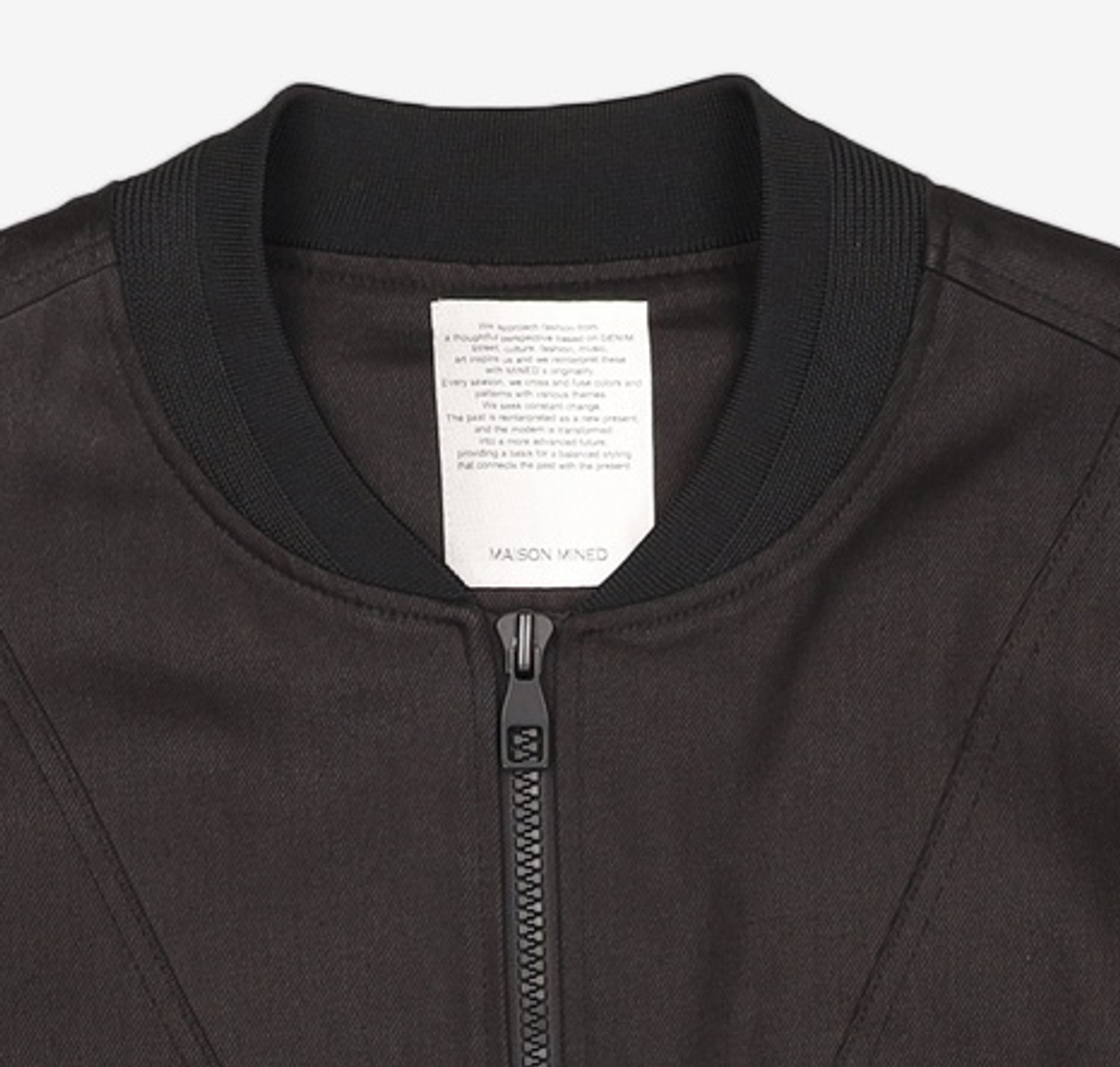 메종미네드(MAISON MINED) BLACK OVER MA-1 L