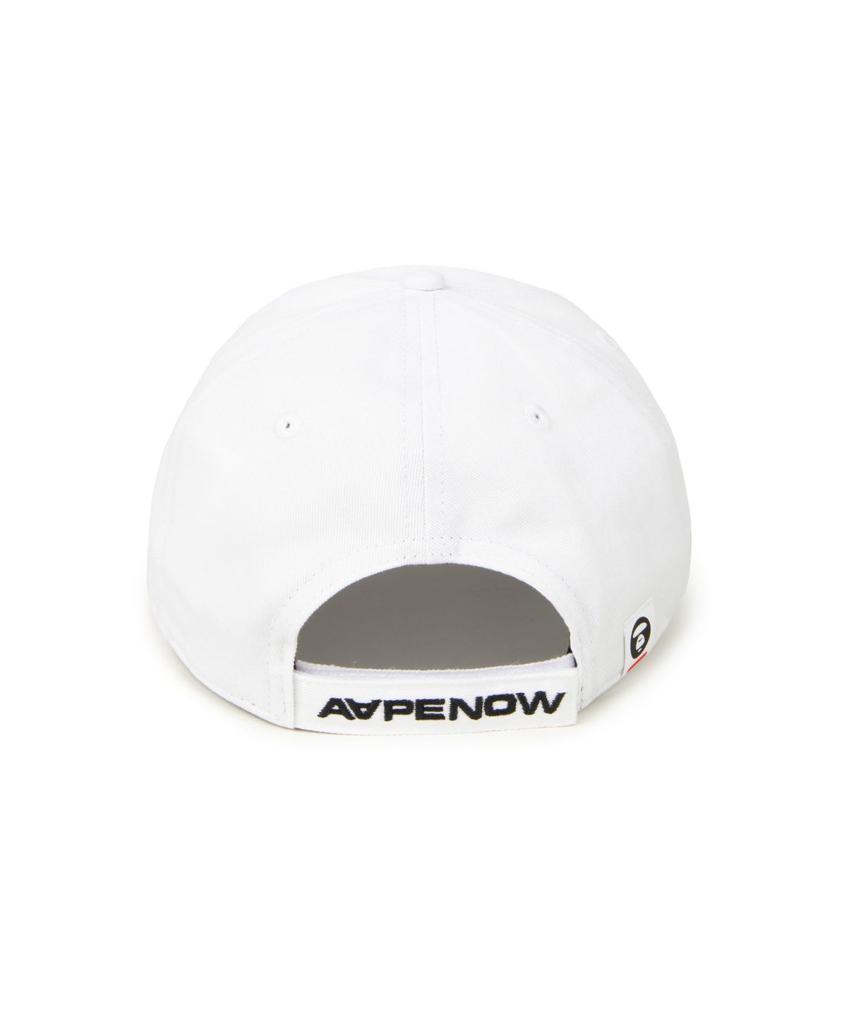 에이프(AAPE) AAPE NOW 문페이스 로고 캡 화이트 / AAPCPM4865XXQWHX