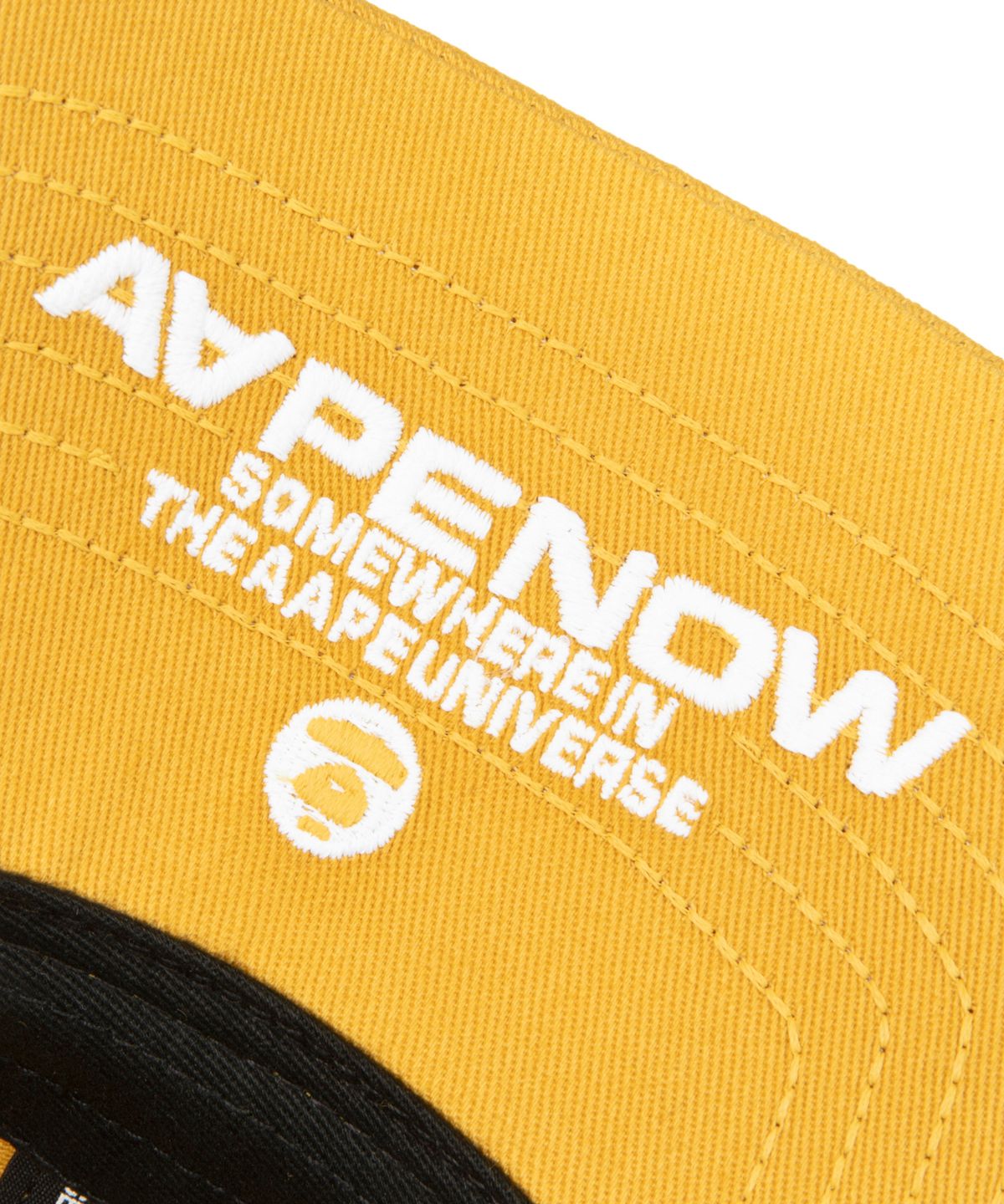 에이프(AAPE) AAPE NOW 문페이스 로고 캡 옐로우 / AAPCPM4865XXQYED