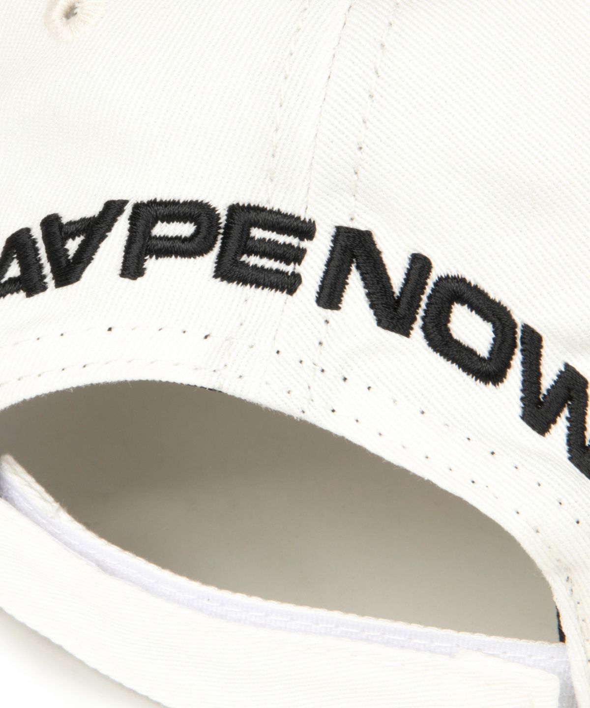 에이프(AAPE) AAPE NOW 문페이스 로고 캡 화이트 / AAPCPM5199XXQIVX