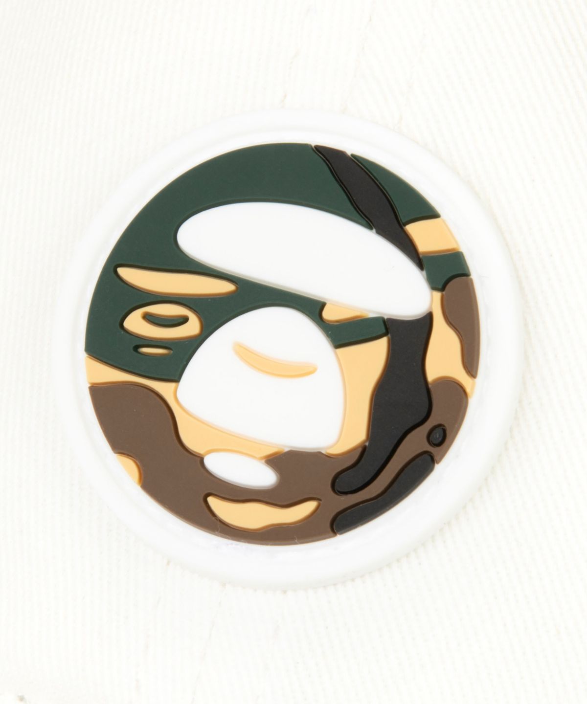 에이프(AAPE) AAPE NOW 문페이스 로고 캡 화이트 / AAPCPM5199XXQIVX