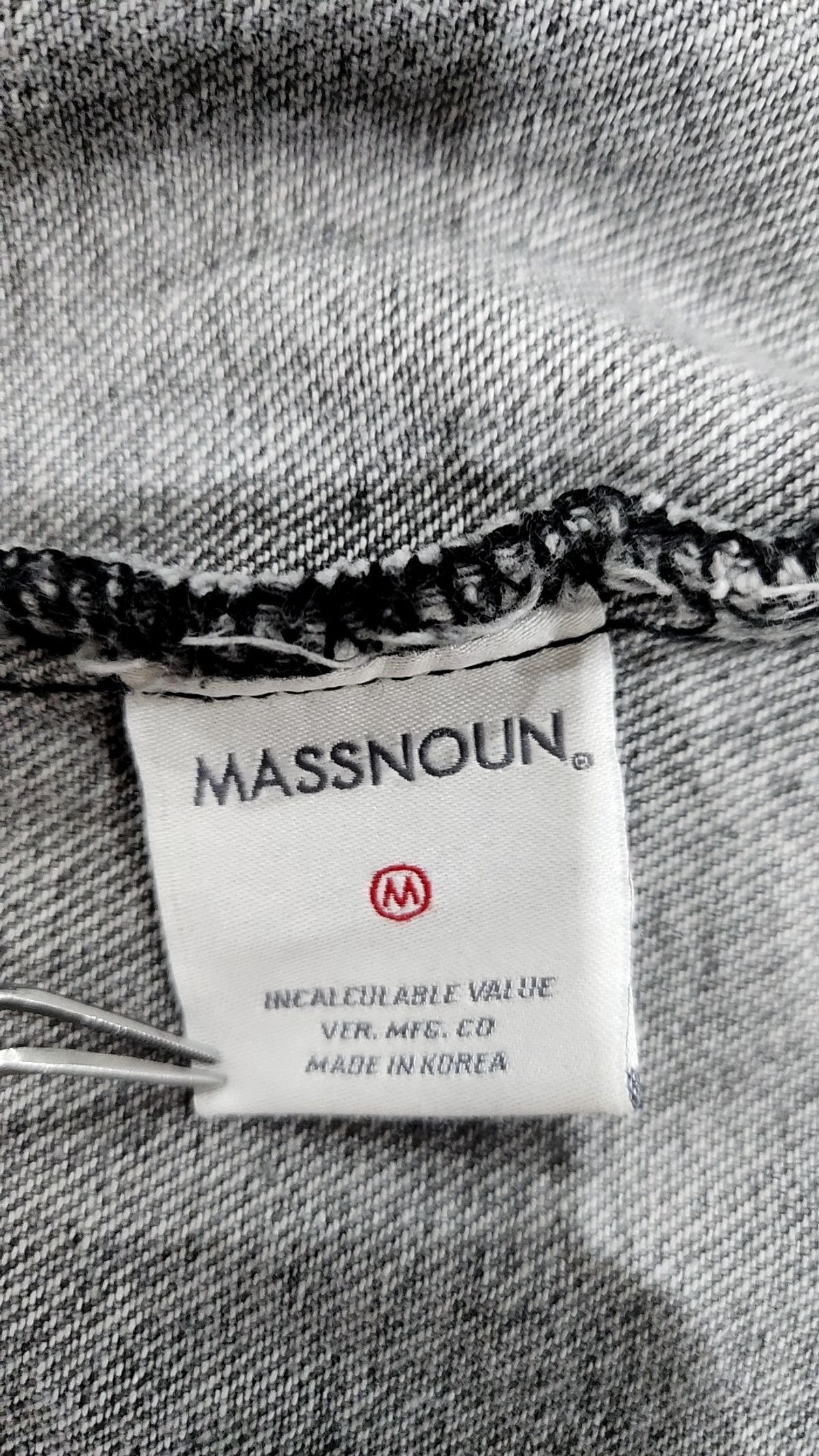 매스노운(MASSNOUN) 데님/트러커 재킷 M