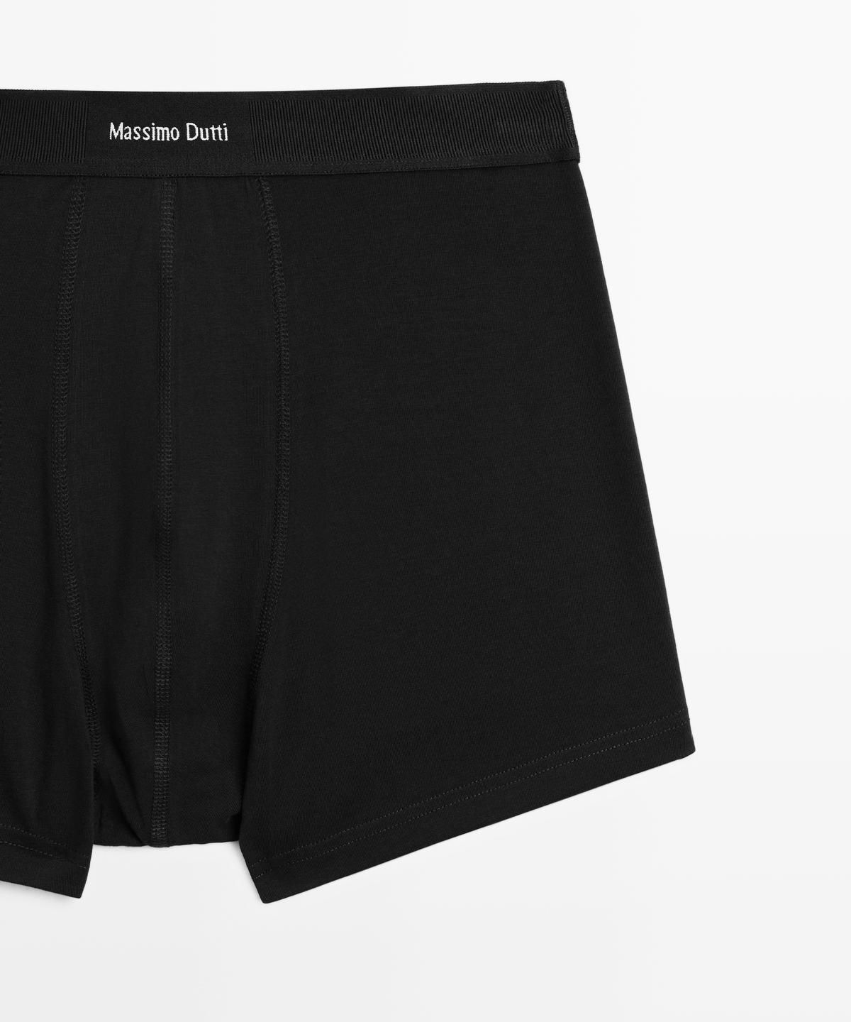 마시모두띠(MASSIMO DUTTI) 로고 허리밴드 사각팬티