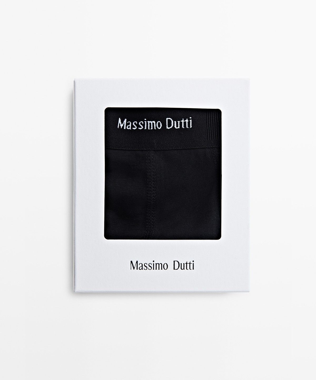 마시모두띠(MASSIMO DUTTI) 로고 허리밴드 사각팬티
