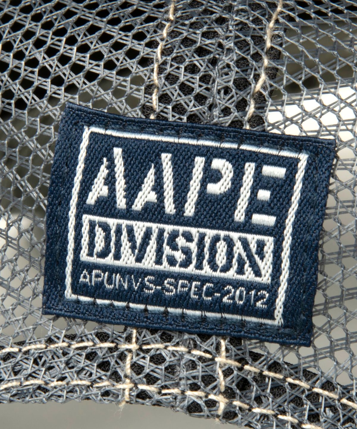 에이프(AAPE) 문페이스 로고 메쉬 캡 블루 / AAPCPM5383XXQBLA