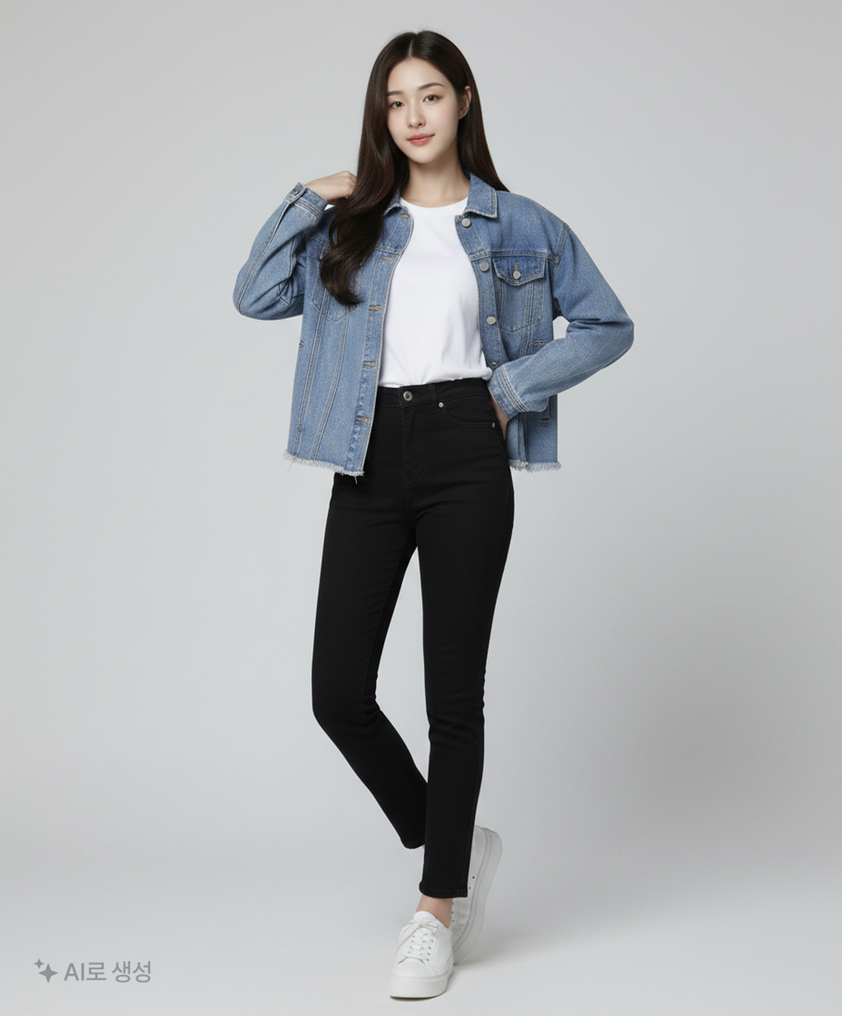 미쏘(MIXXO) 데님/트러커 재킷 M
