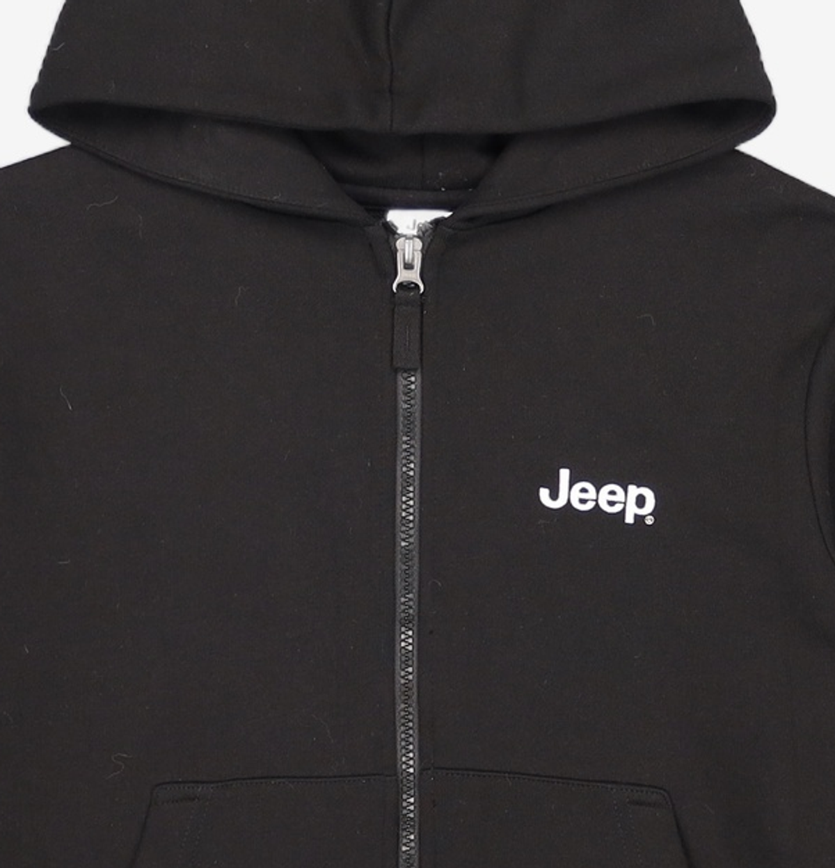 지프키즈(JEEPKIDS) 스몰 지프로고 후드 집업(KP5TZU002BK) 145