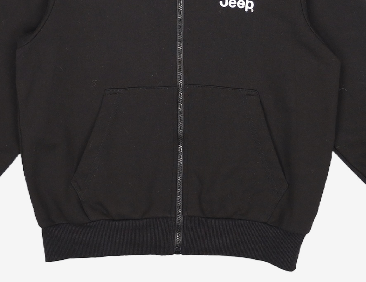 지프키즈(JEEPKIDS) 스몰 지프로고 후드 집업(KP5TZU002BK) 145