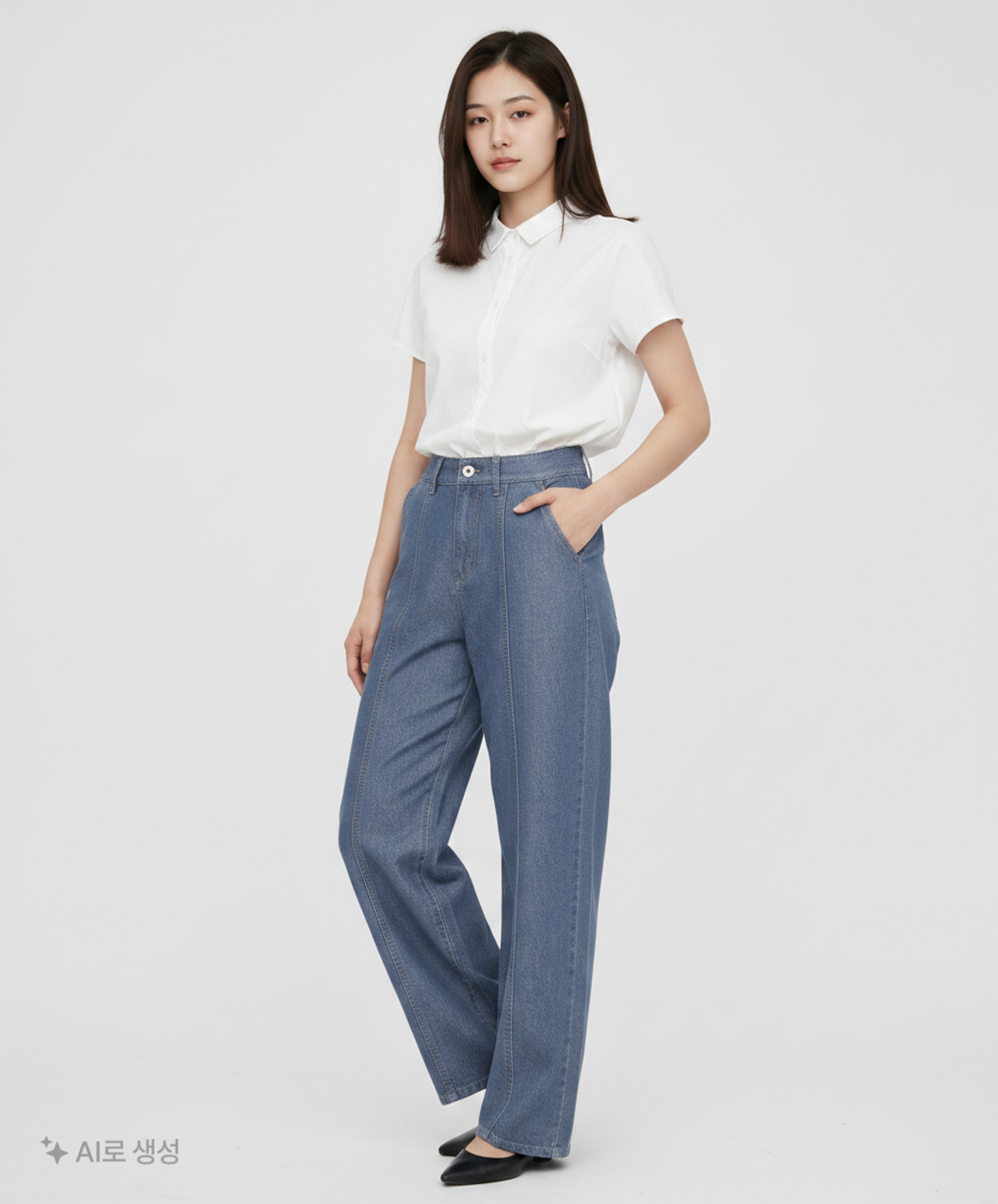 제로(XERO) 청/데님 팬츠 M