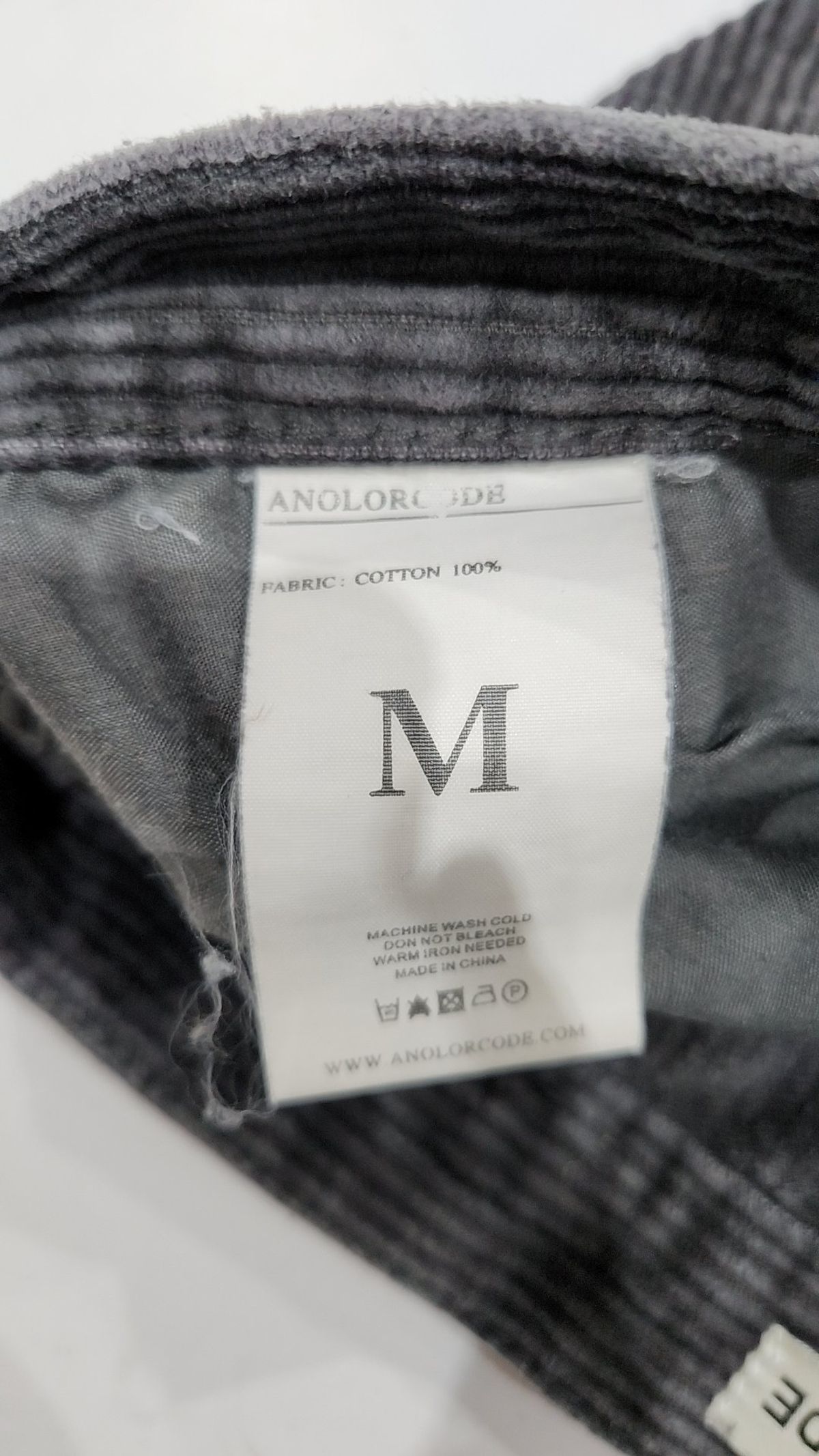 어널러코드(ANOLORCODE) 코튼 팬츠 M