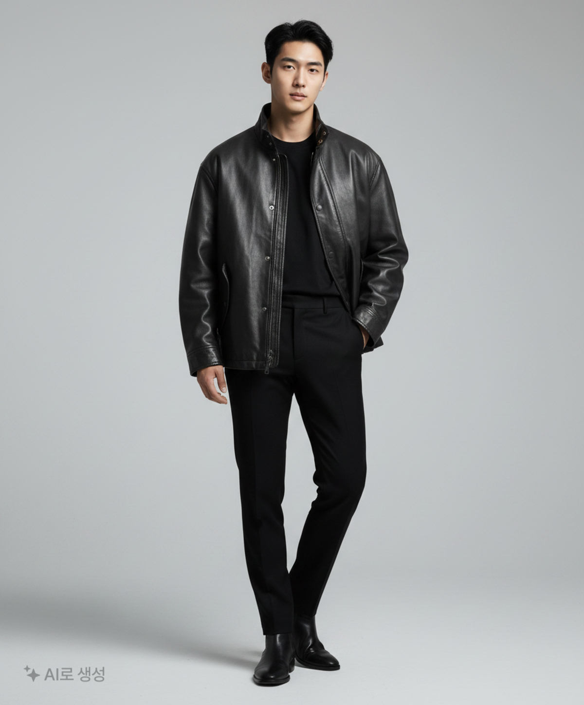 스파오(SPAO) 레더/라이더스 재킷 L